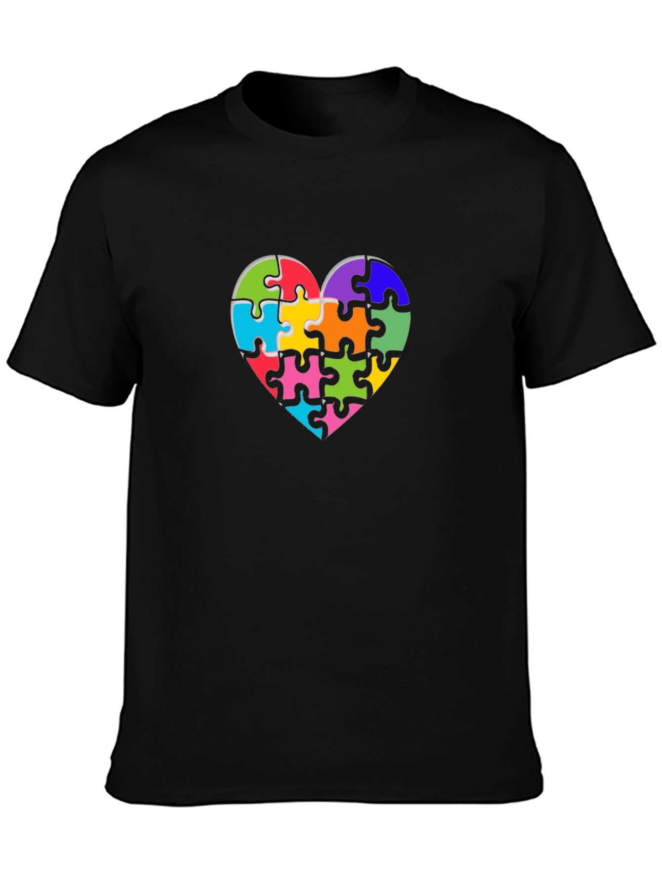 Autism Awareness Puzzle Heart T-Shirt