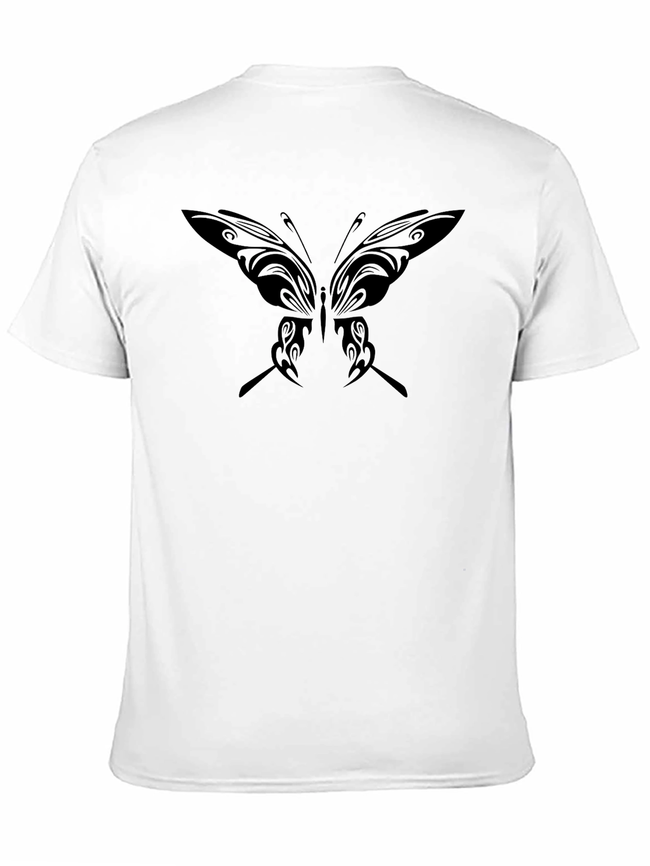 Butterfly Graphic Black T-Shirt - Unique Design
