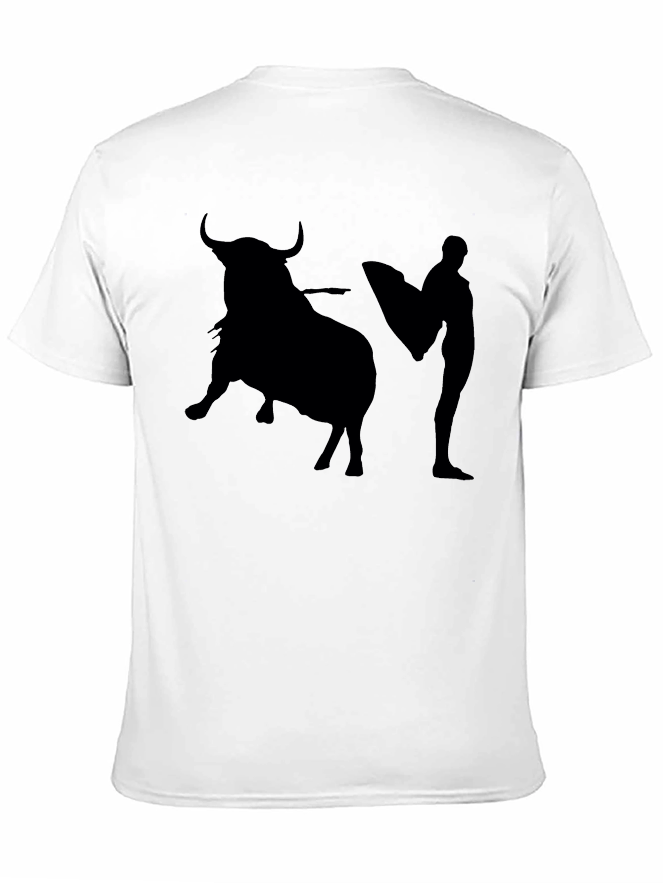 Bullfighter Graphic Tee - Black Cotton T-Shirt