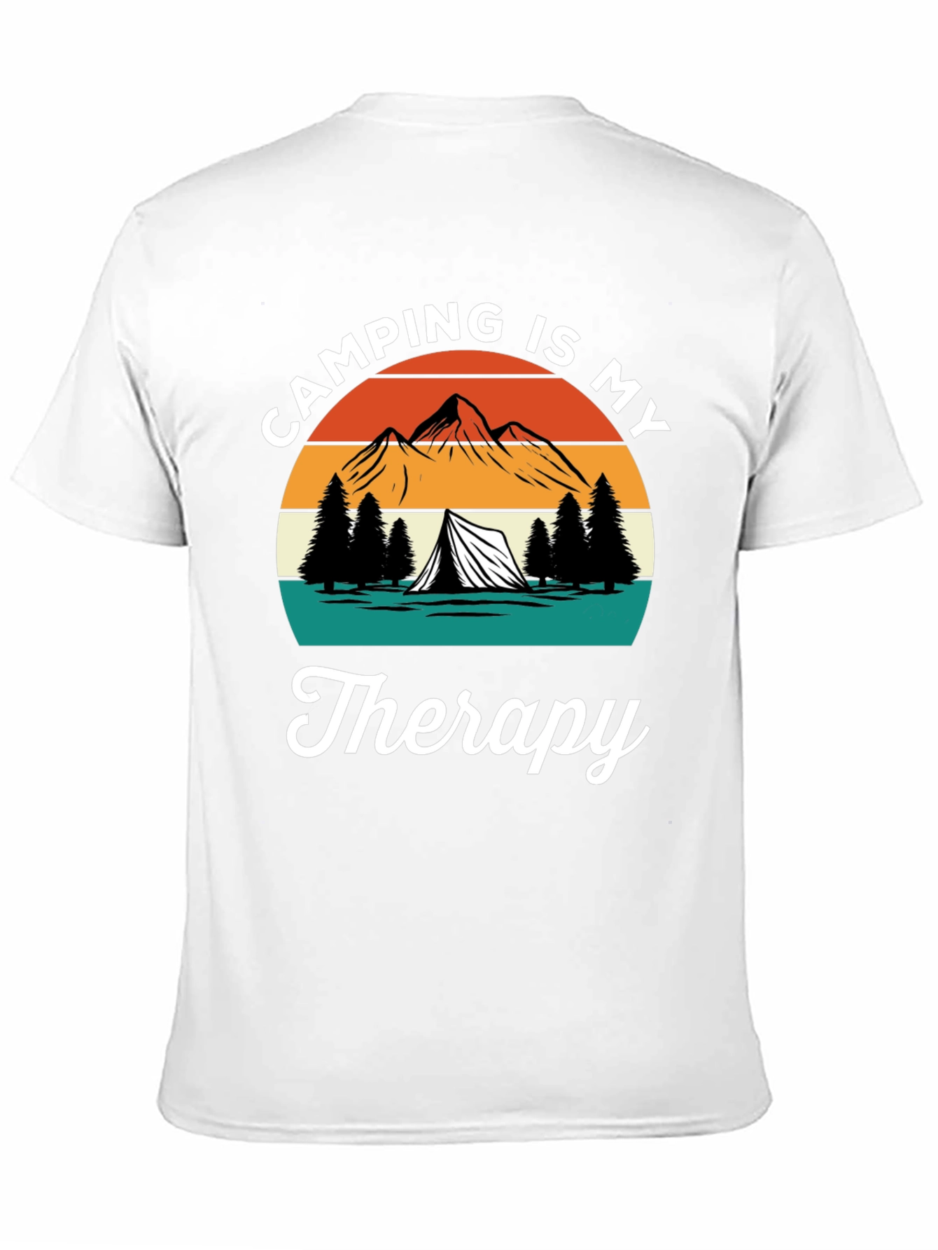 Camping Is My Therapy Graphic Tee