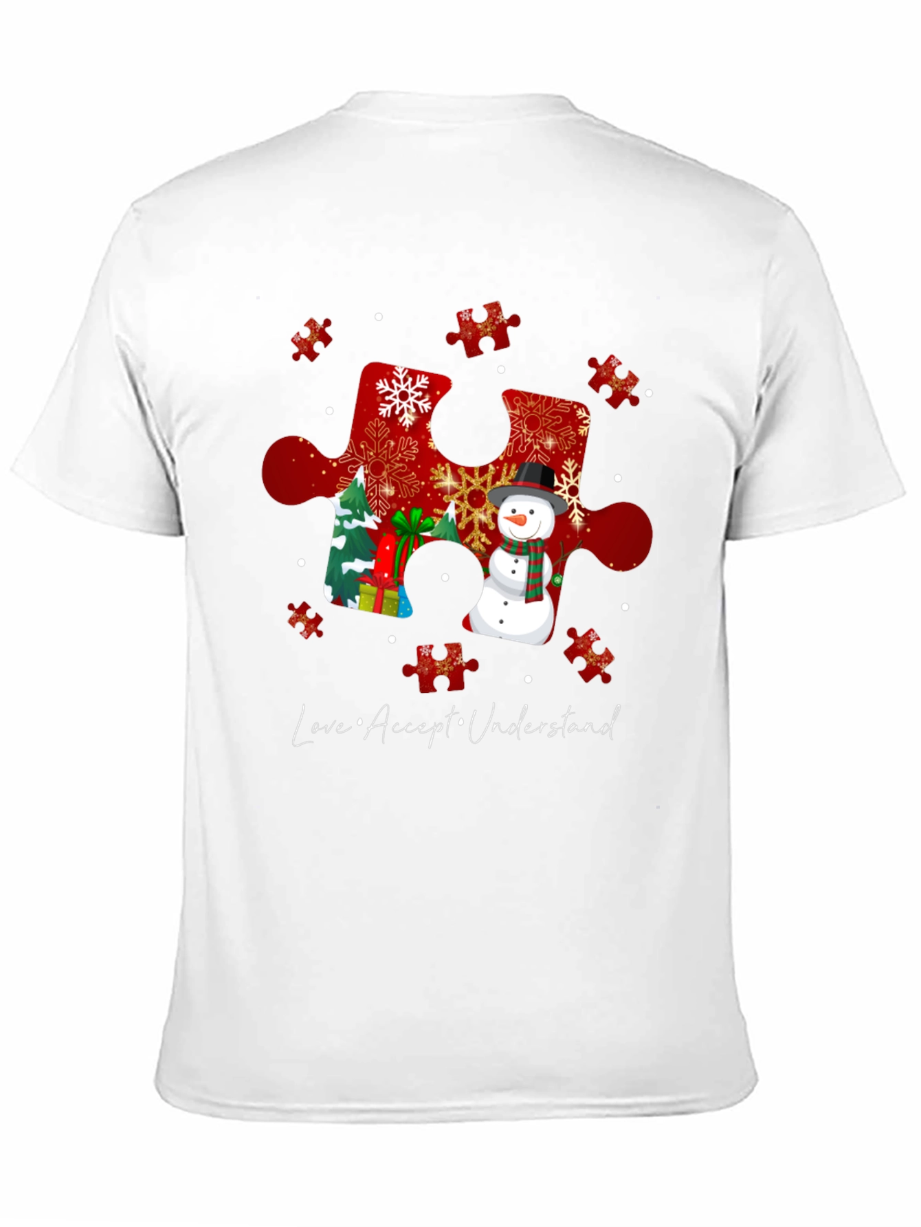Autism Awareness Winter Puzzle T-Shirt