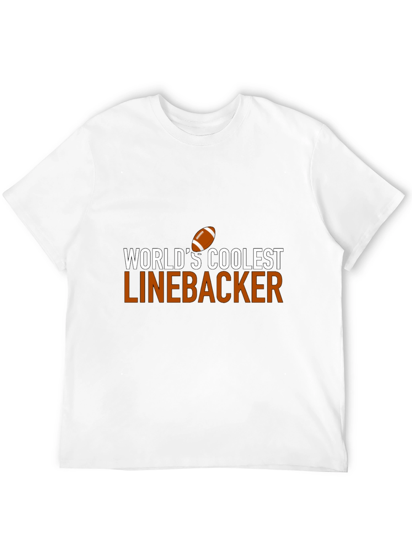 Worlds Coolest Linebacker Graphic Tee