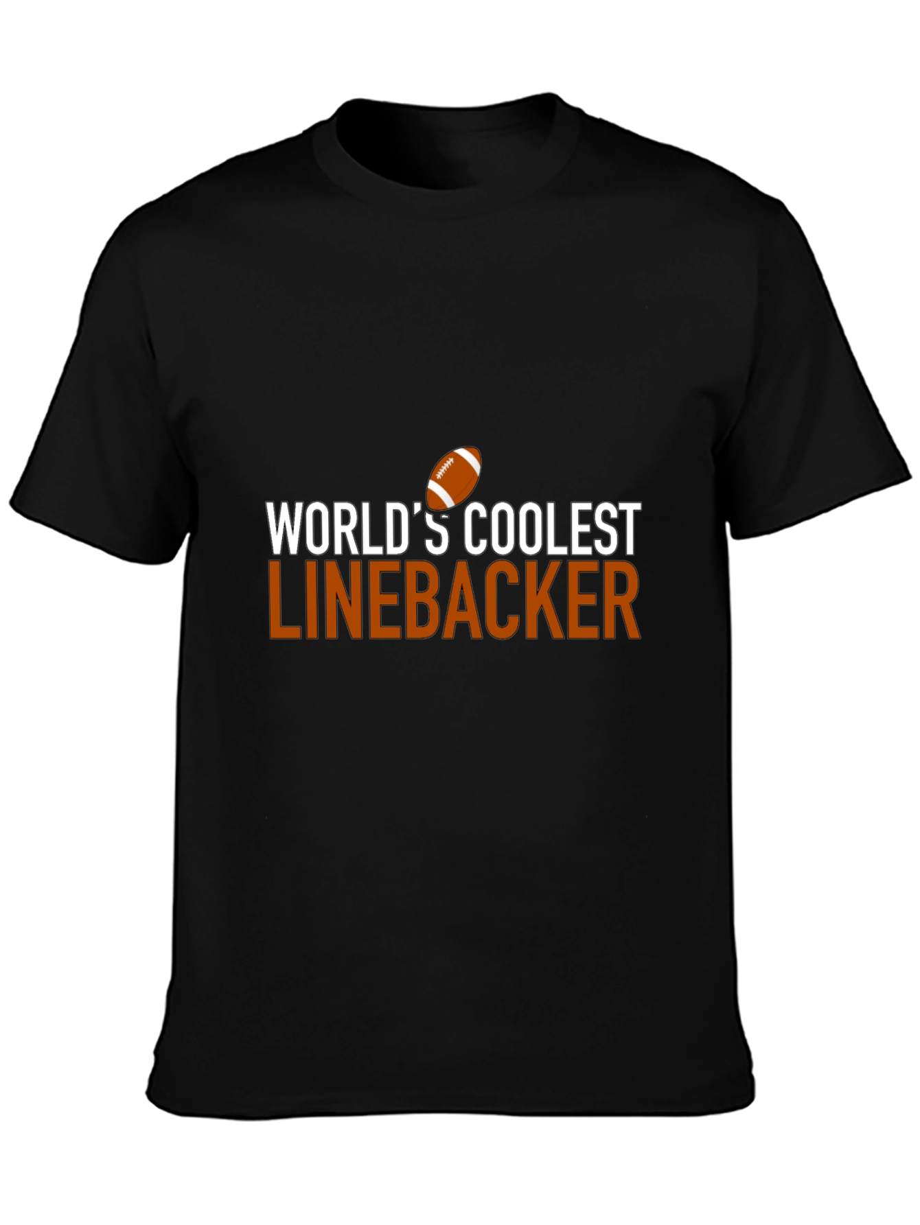Worlds Coolest Linebacker Graphic Tee