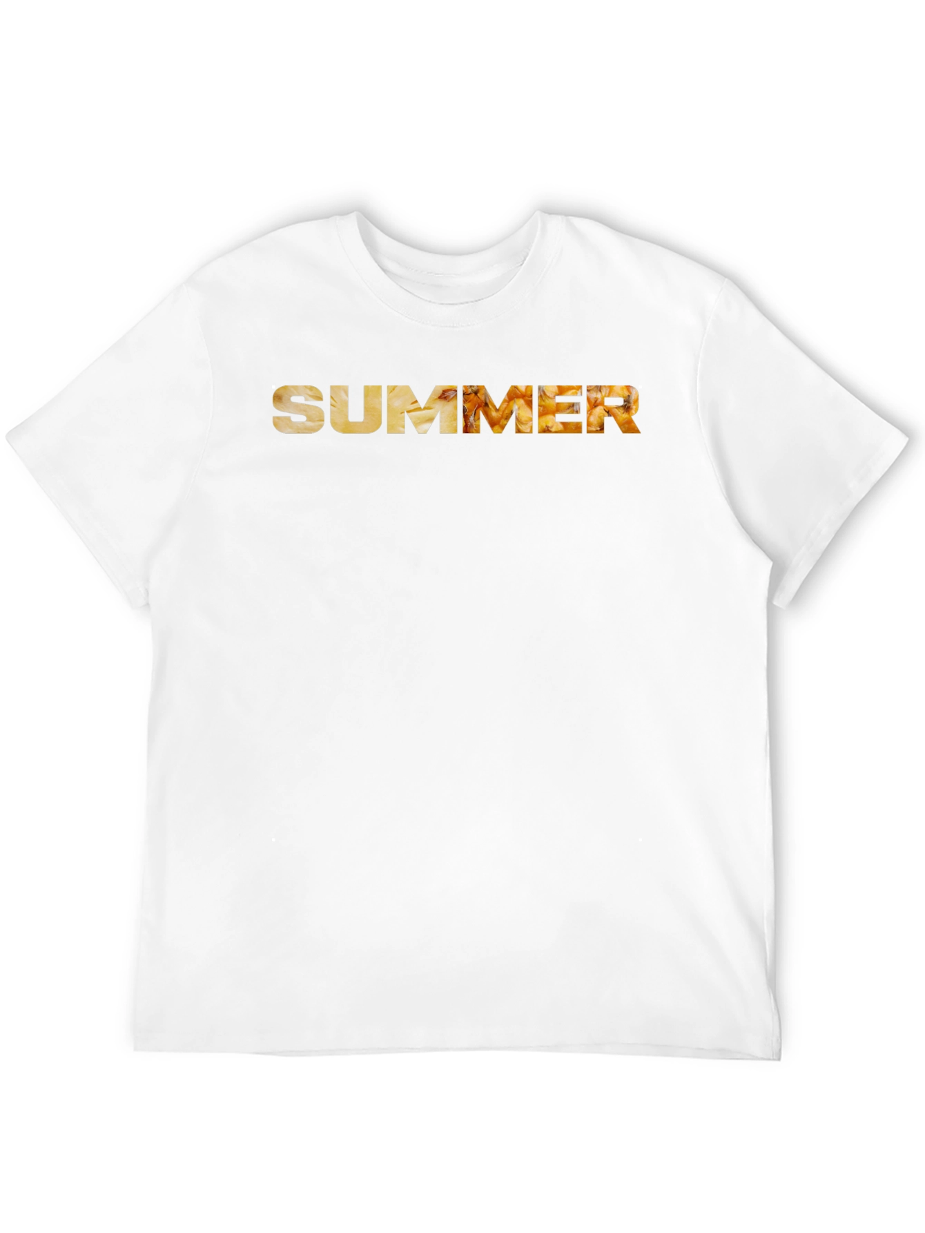 Summer Graphic Print Crew Neck T-Shirt