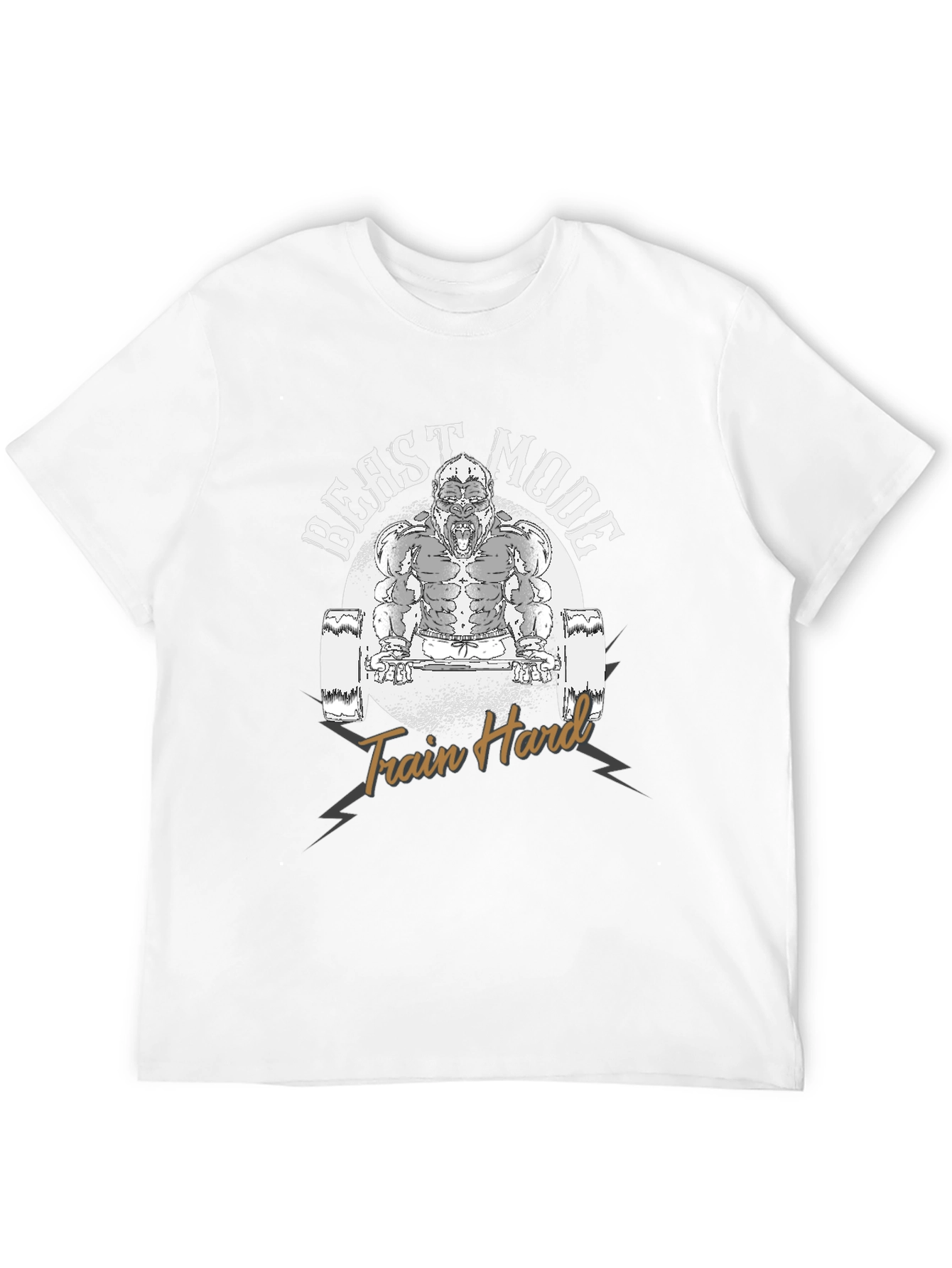 Beast Mode Gorilla Graphic T-Shirt