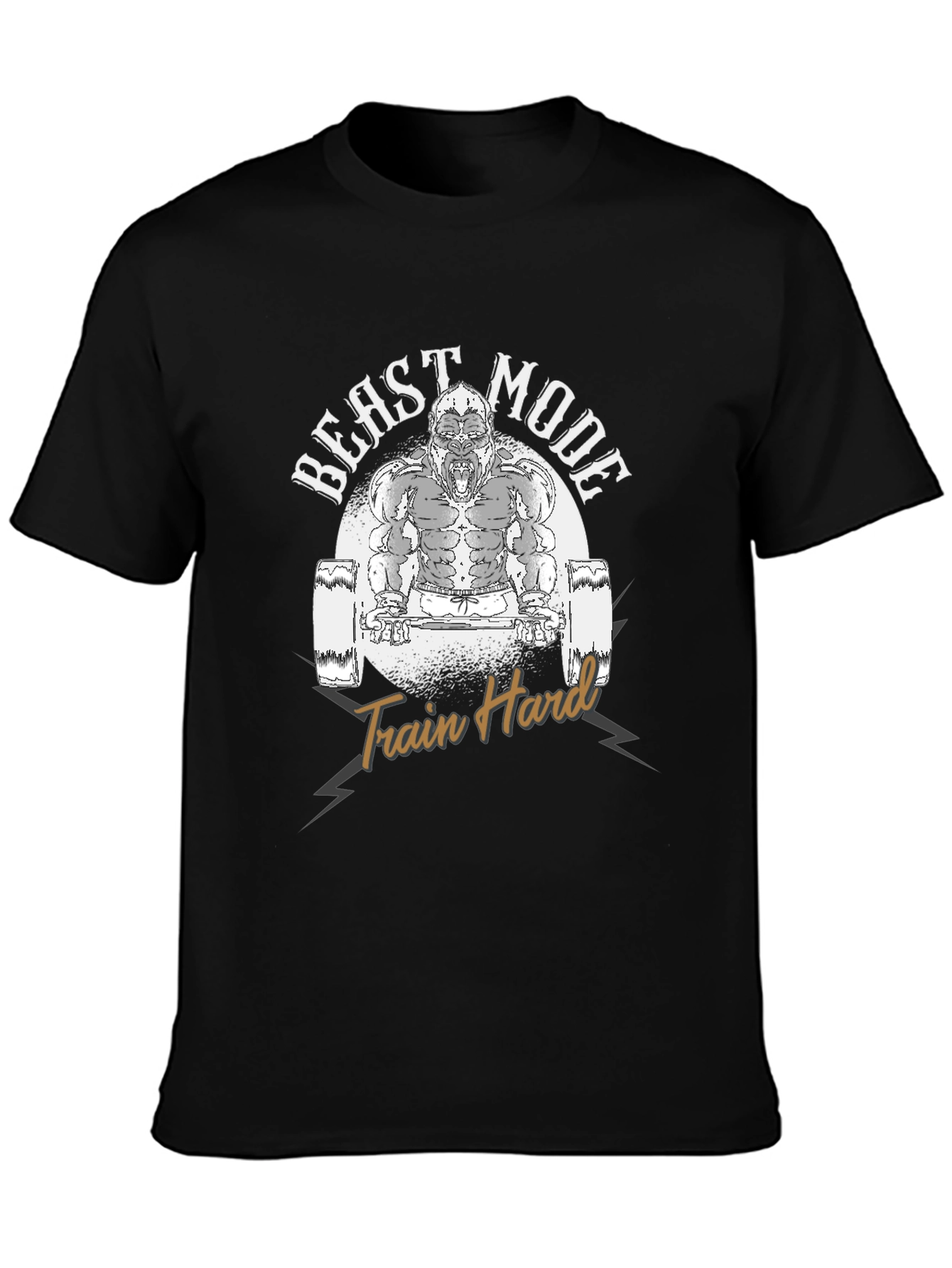 Beast Mode Gorilla Graphic T-Shirt