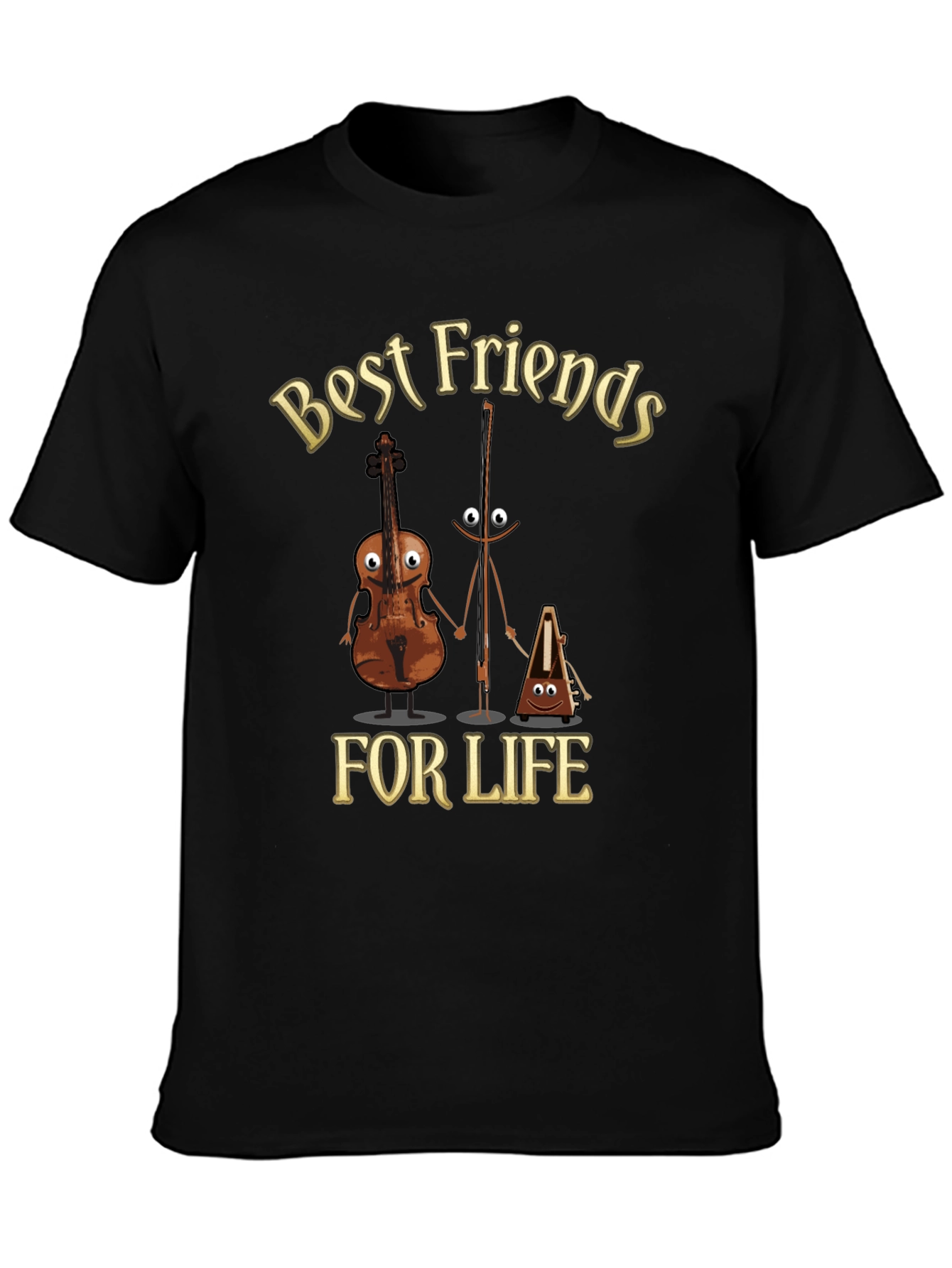 Best Friends For Life Musician T-Shirt