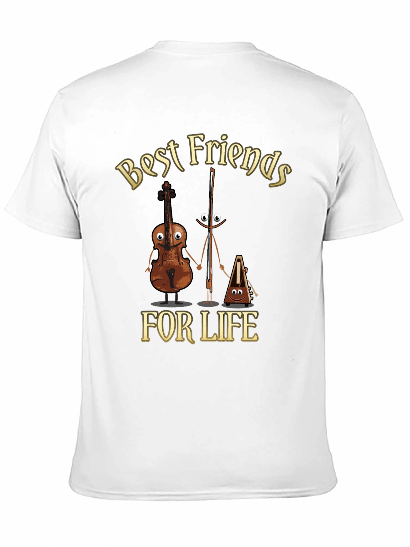 Best Friends For Life Musician T-Shirt