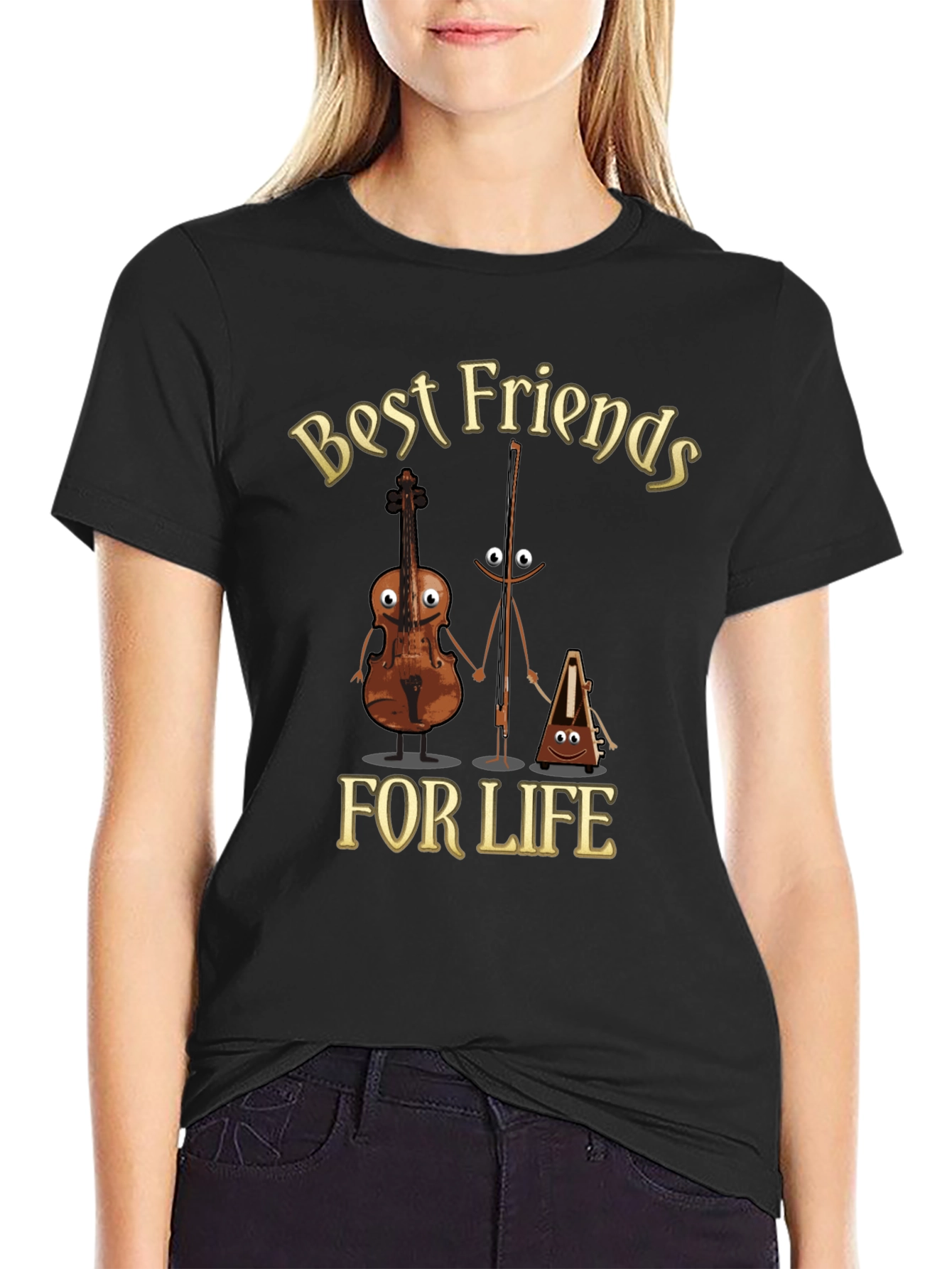 Best Friends For Life Musician T-Shirt