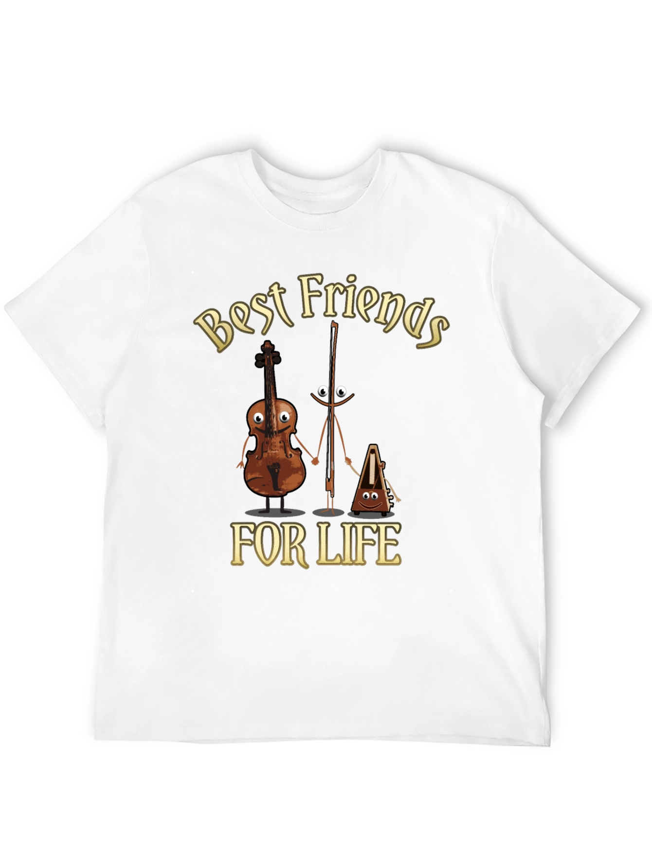 Best Friends For Life Musician T-Shirt