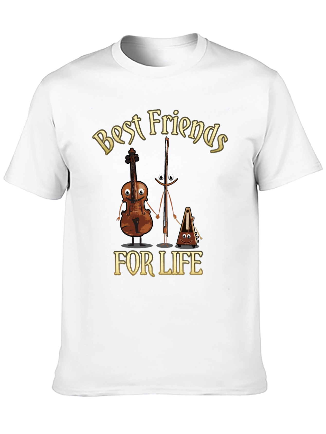 Best Friends For Life Musician T-Shirt