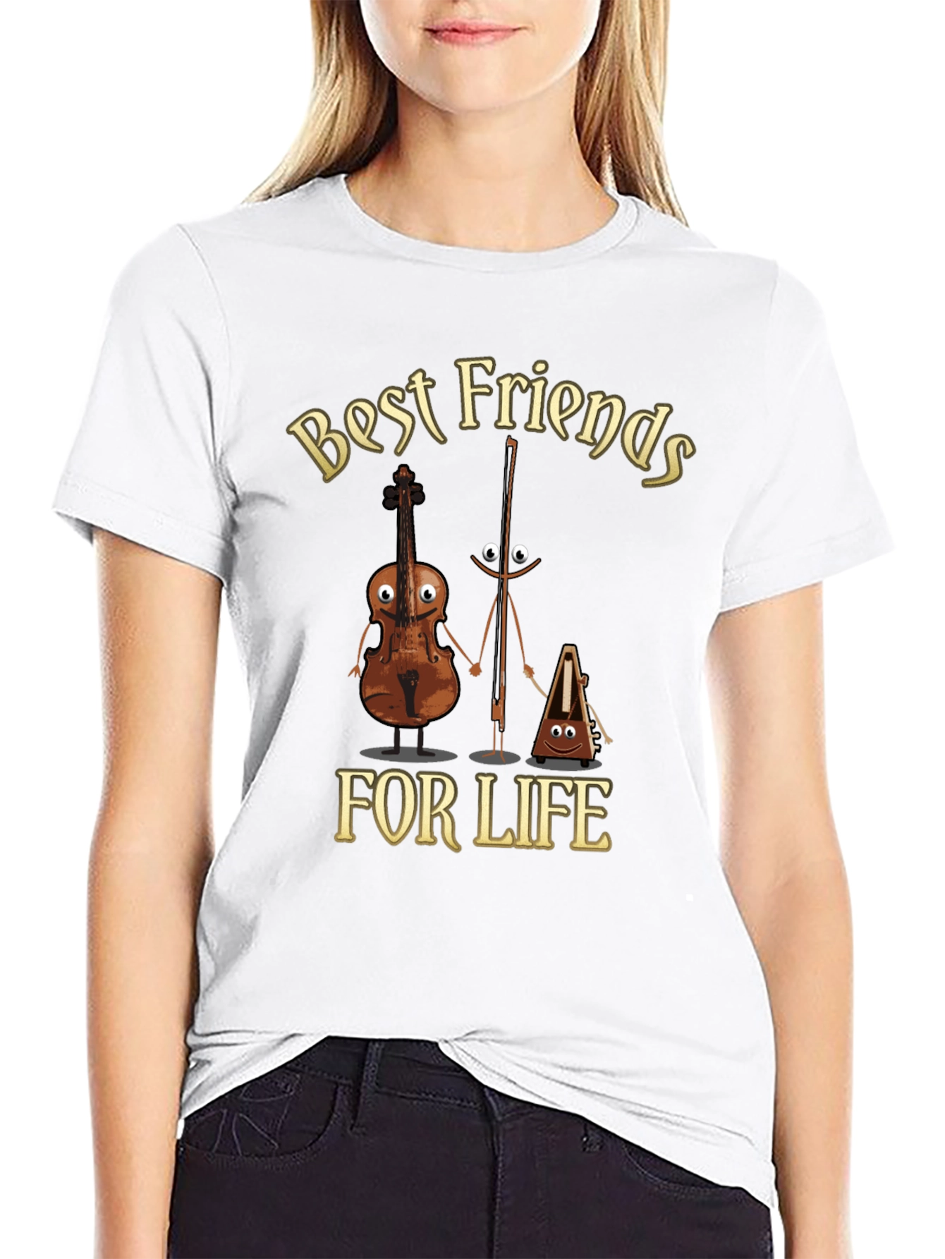 Best Friends For Life Musician T-Shirt