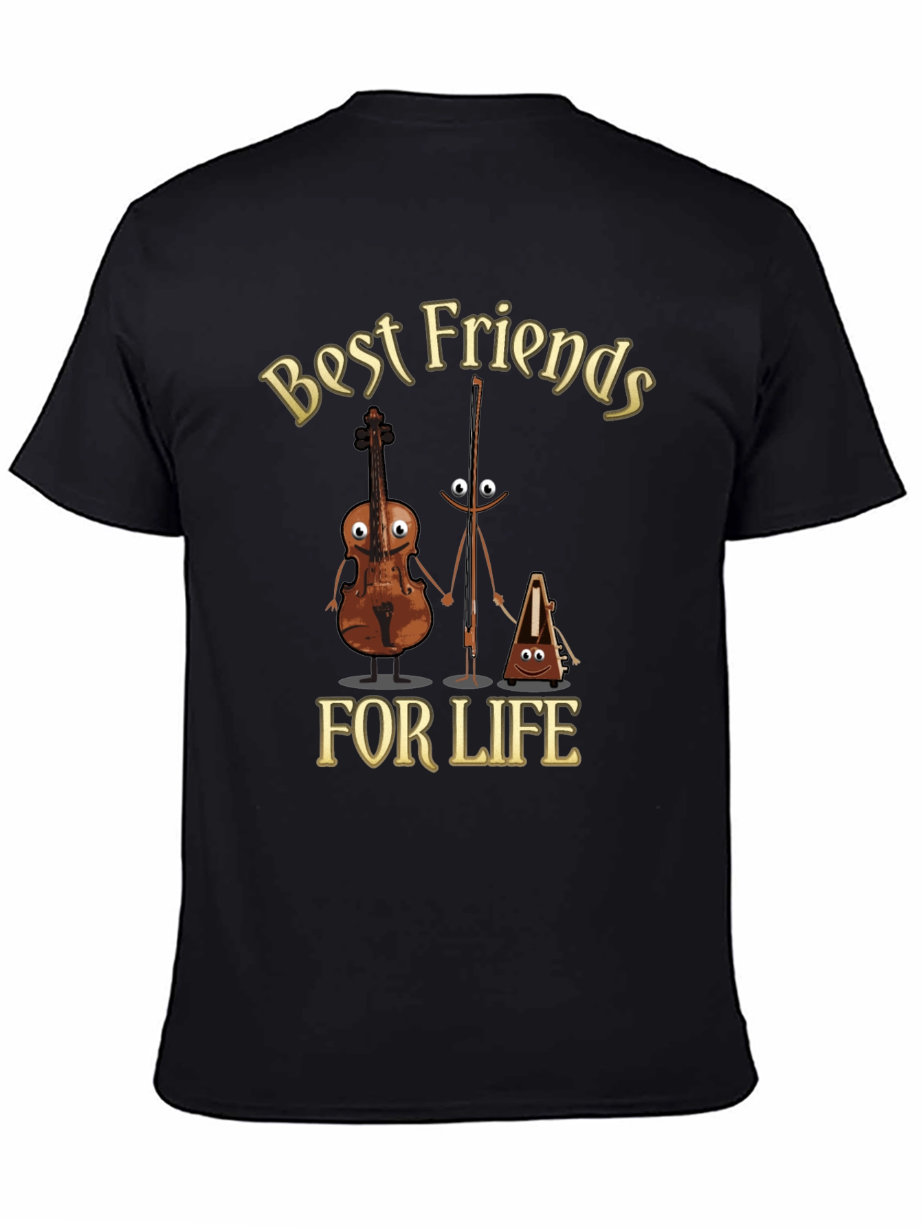 Best Friends For Life Musician T-Shirt