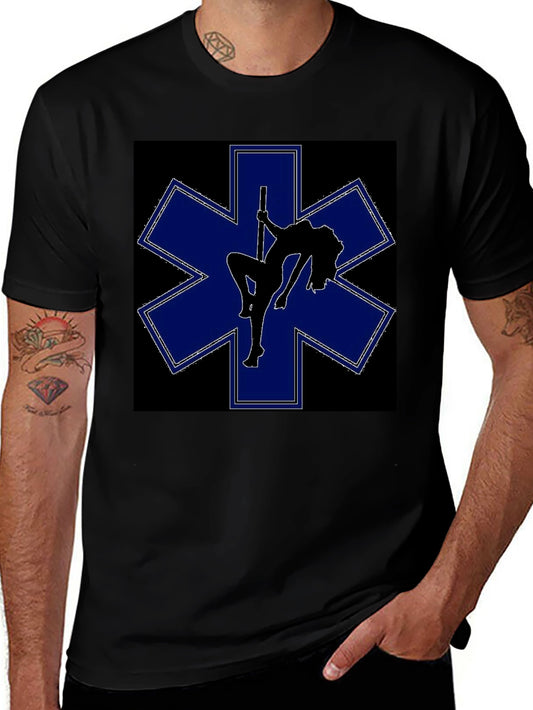 Star of Life Pole Dance Black T-Shirt