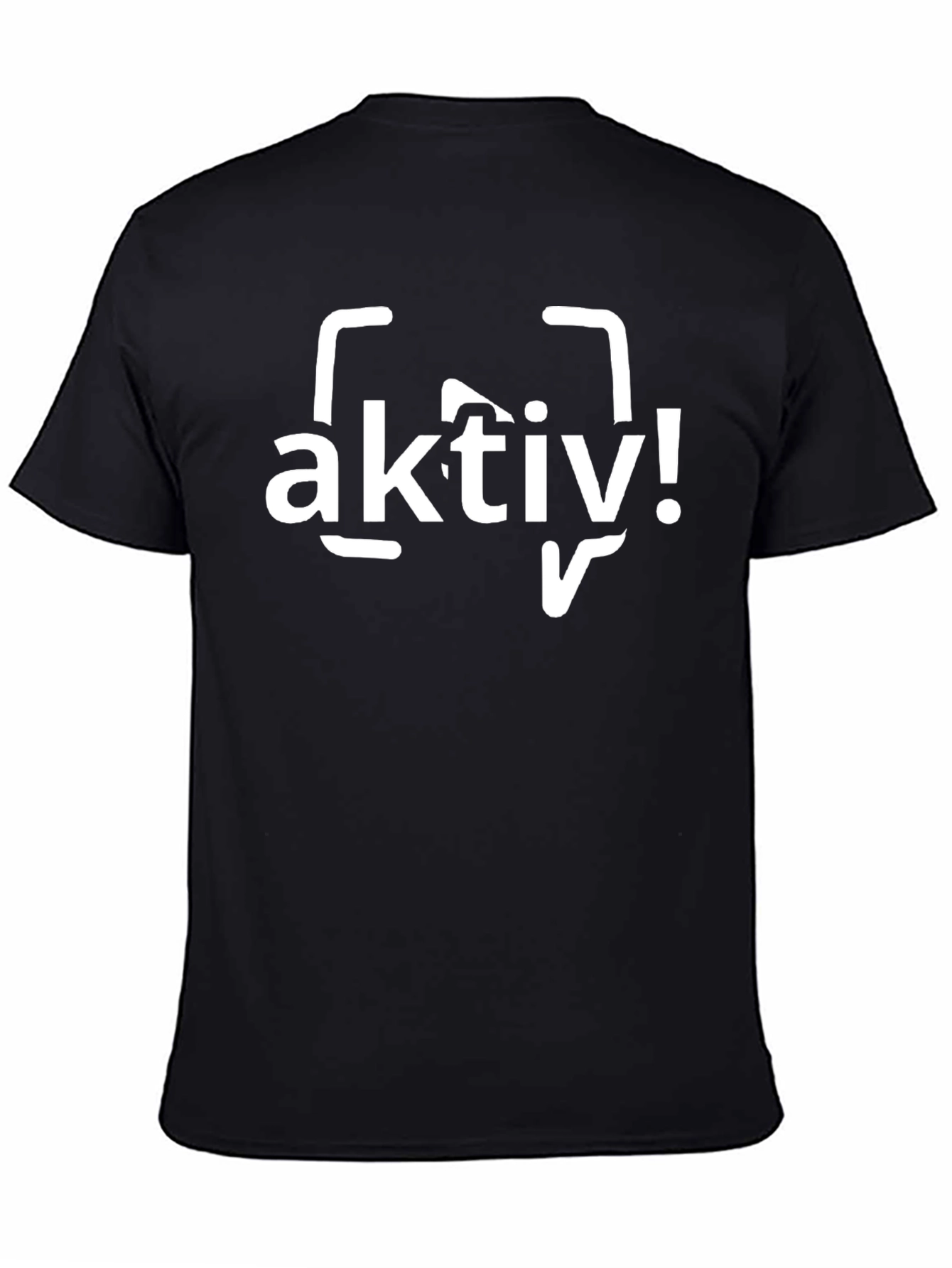 Aktiv! Black Graphic Tee - Be Active T-Shirt