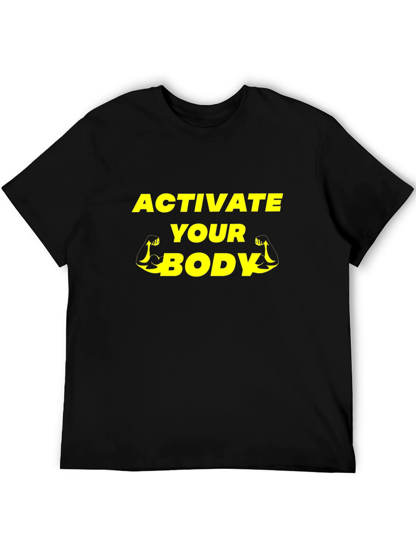 Activate Your Body Black Graphic Tee