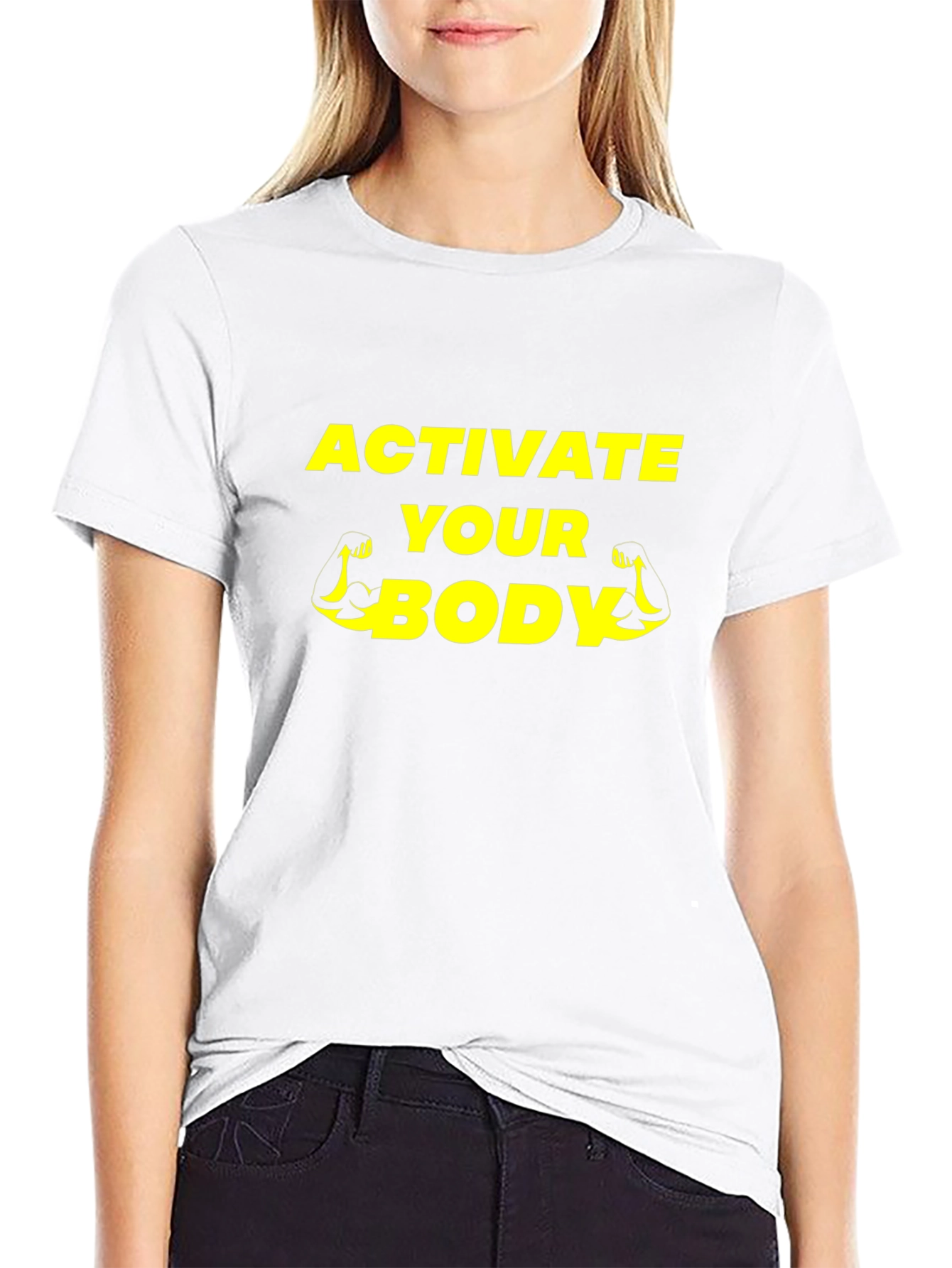Activate Your Body Black Graphic Tee