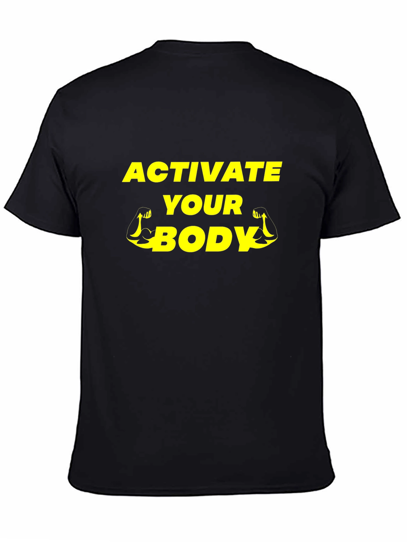 Activate Your Body Black Graphic Tee