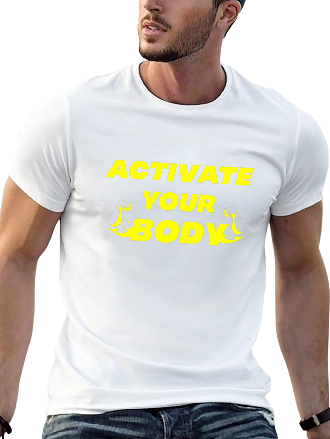 Activate Your Body Black Graphic Tee