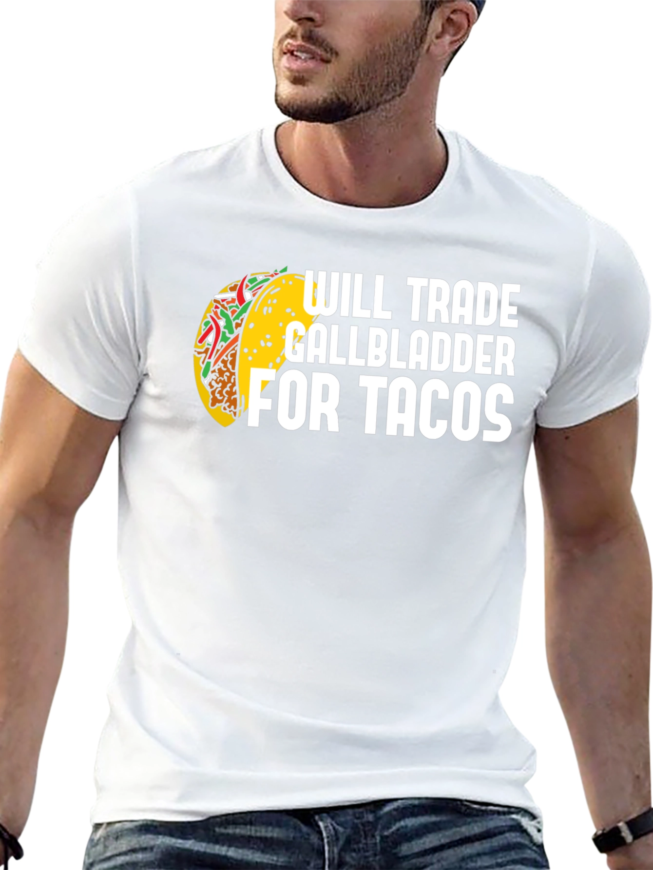 Will Trade Gallbladder For Tacos Black Tee