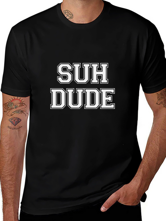Suh Dude Graphic Tee - Black Cotton T-Shirt