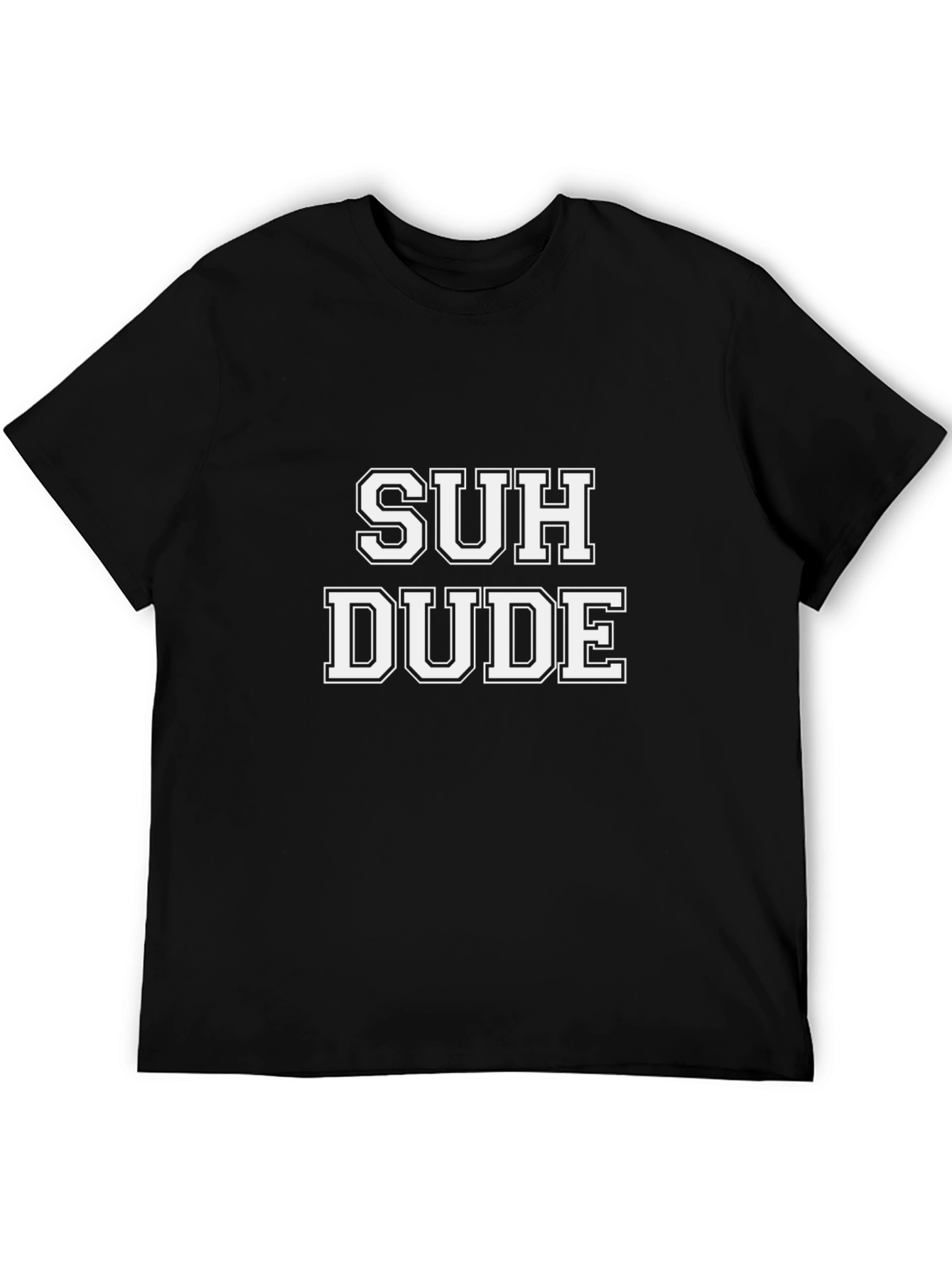 Suh Dude Graphic Tee - Black Cotton T-Shirt
