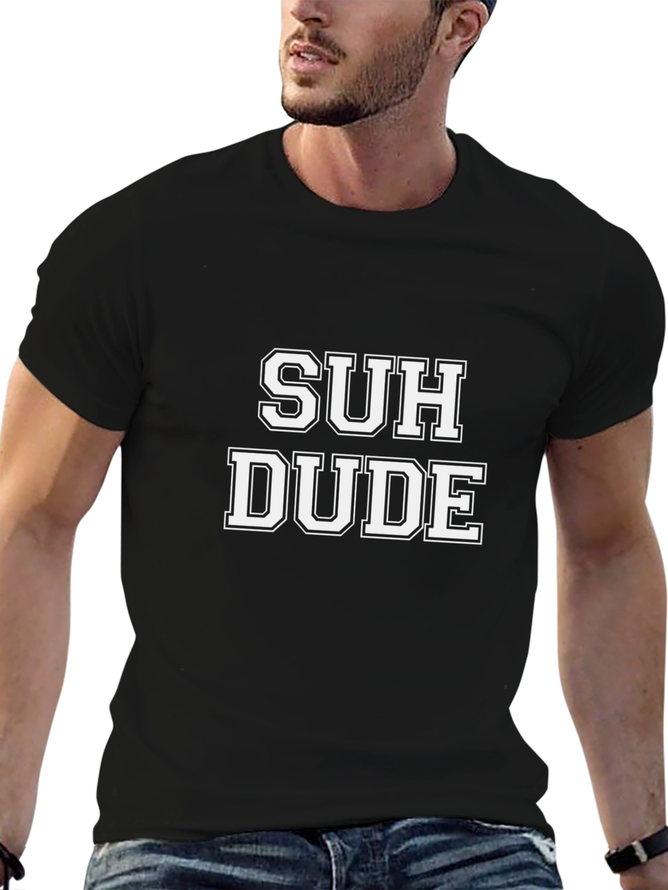 Suh Dude Graphic Tee - Black Cotton T-Shirt