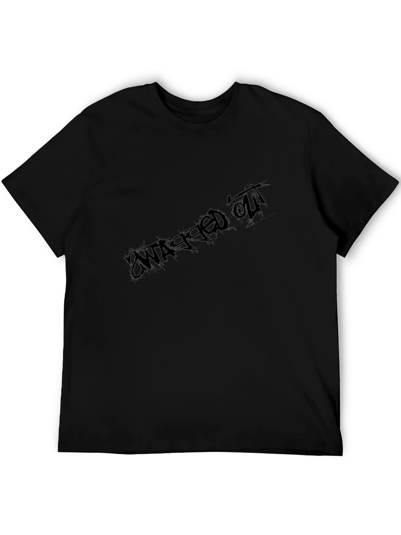 Swagged Out Black Graphic Tee - Casual Style