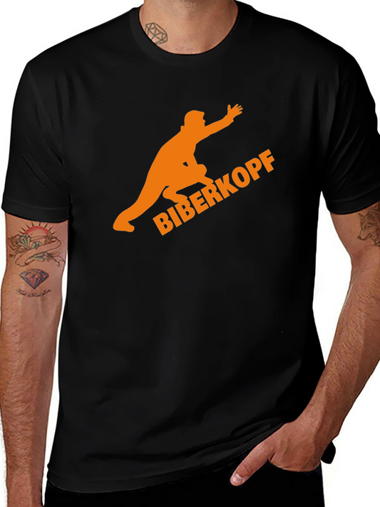 Biberkopf Graphic T-Shirt - Black Casual Tee