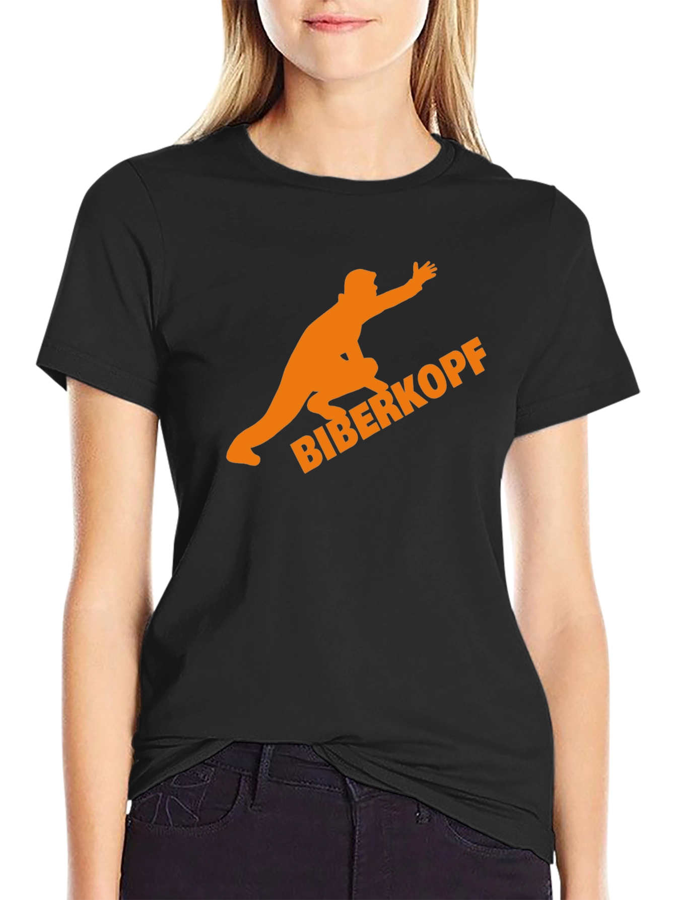 Biberkopf Graphic T-Shirt - Black Casual Tee