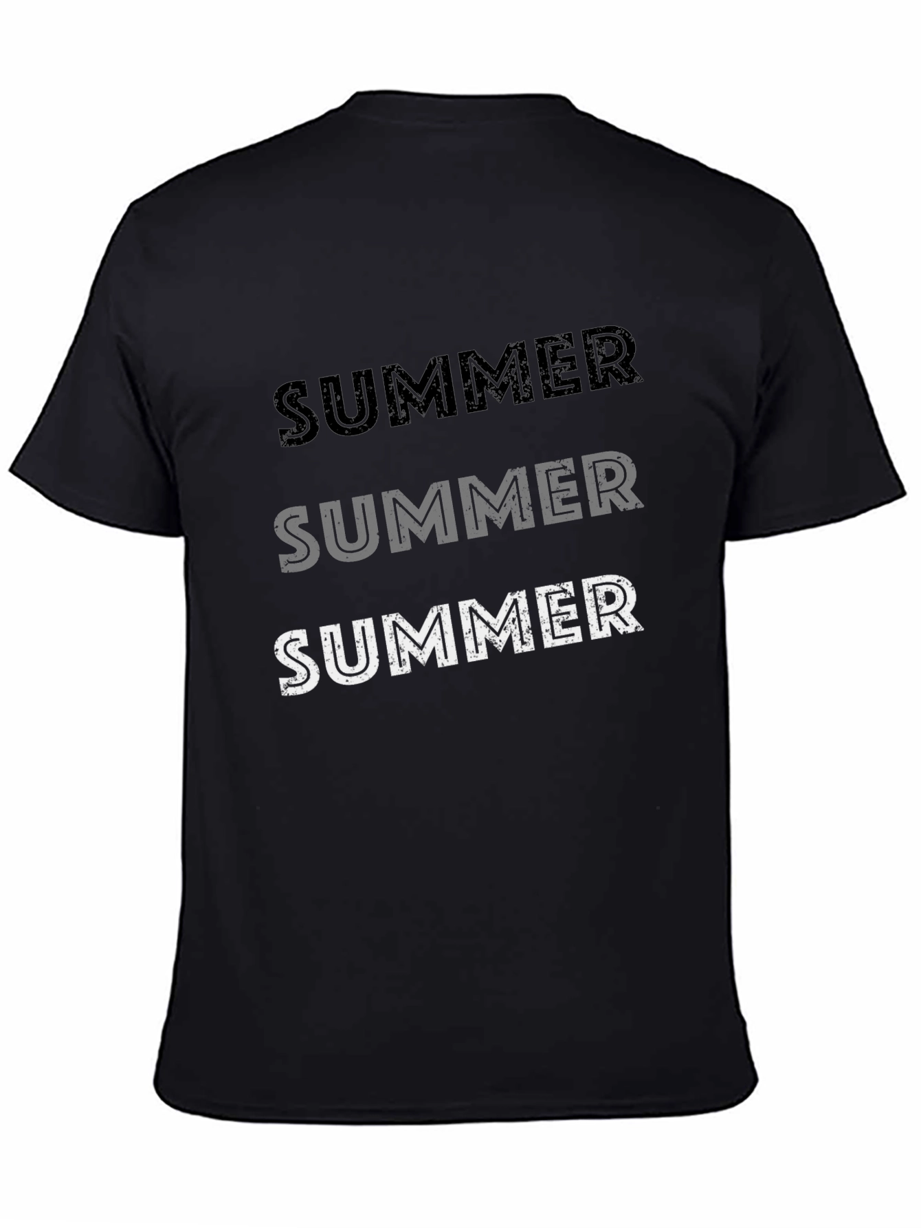 Summer T-Shirt - Casual Black Tee