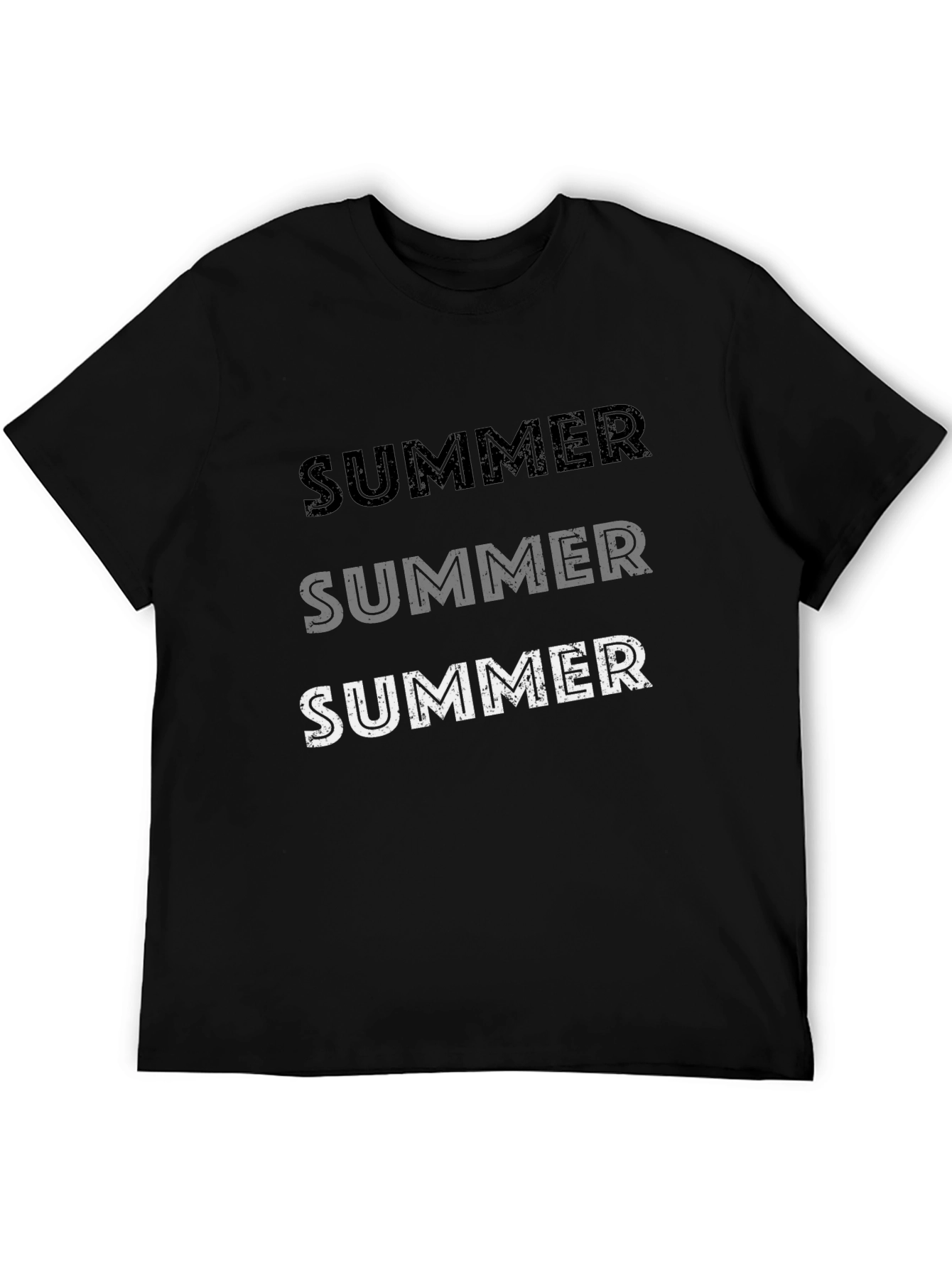 Summer T-Shirt - Casual Black Tee