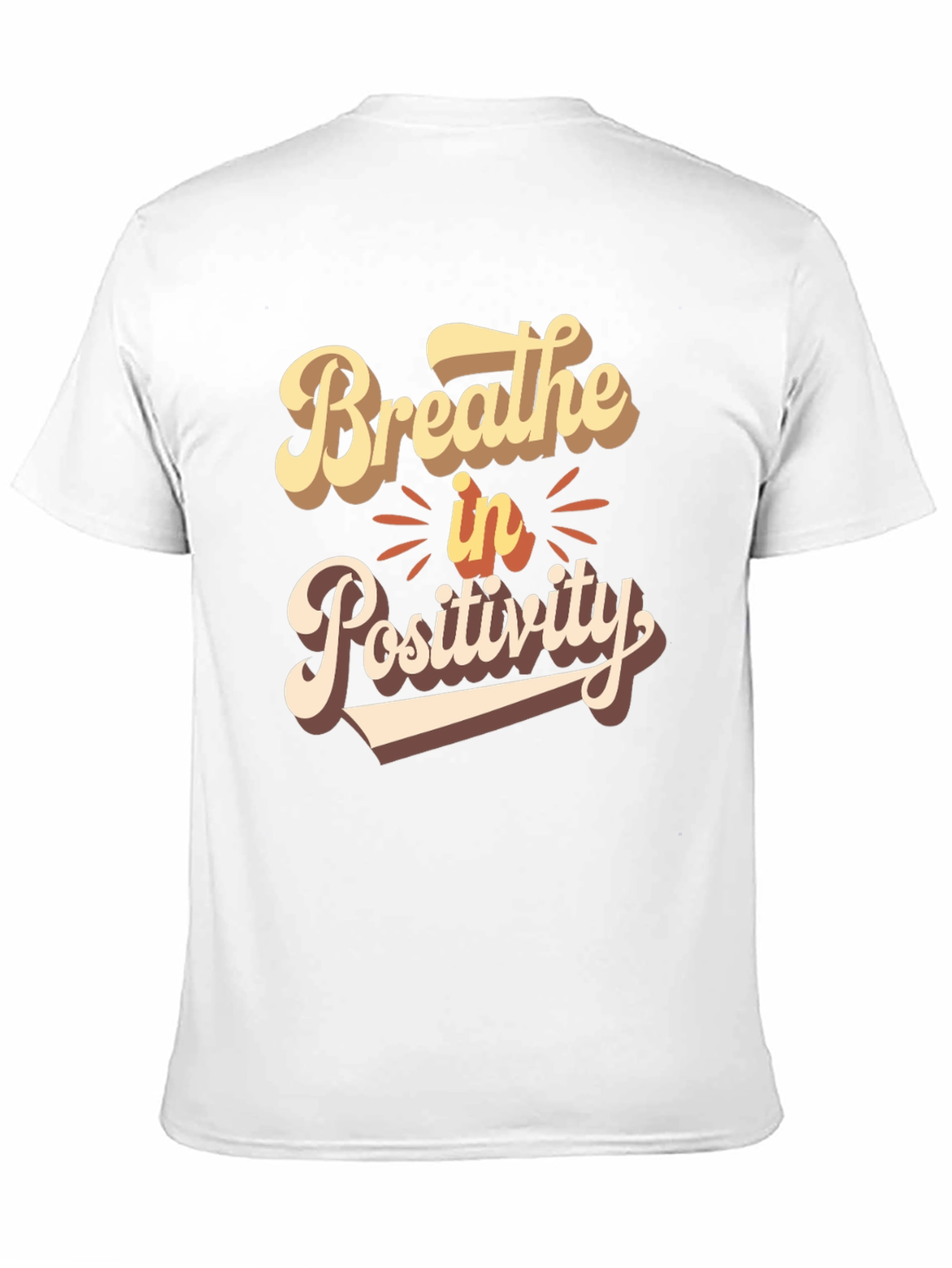 Breathe in Positivity Graphic T-Shirt