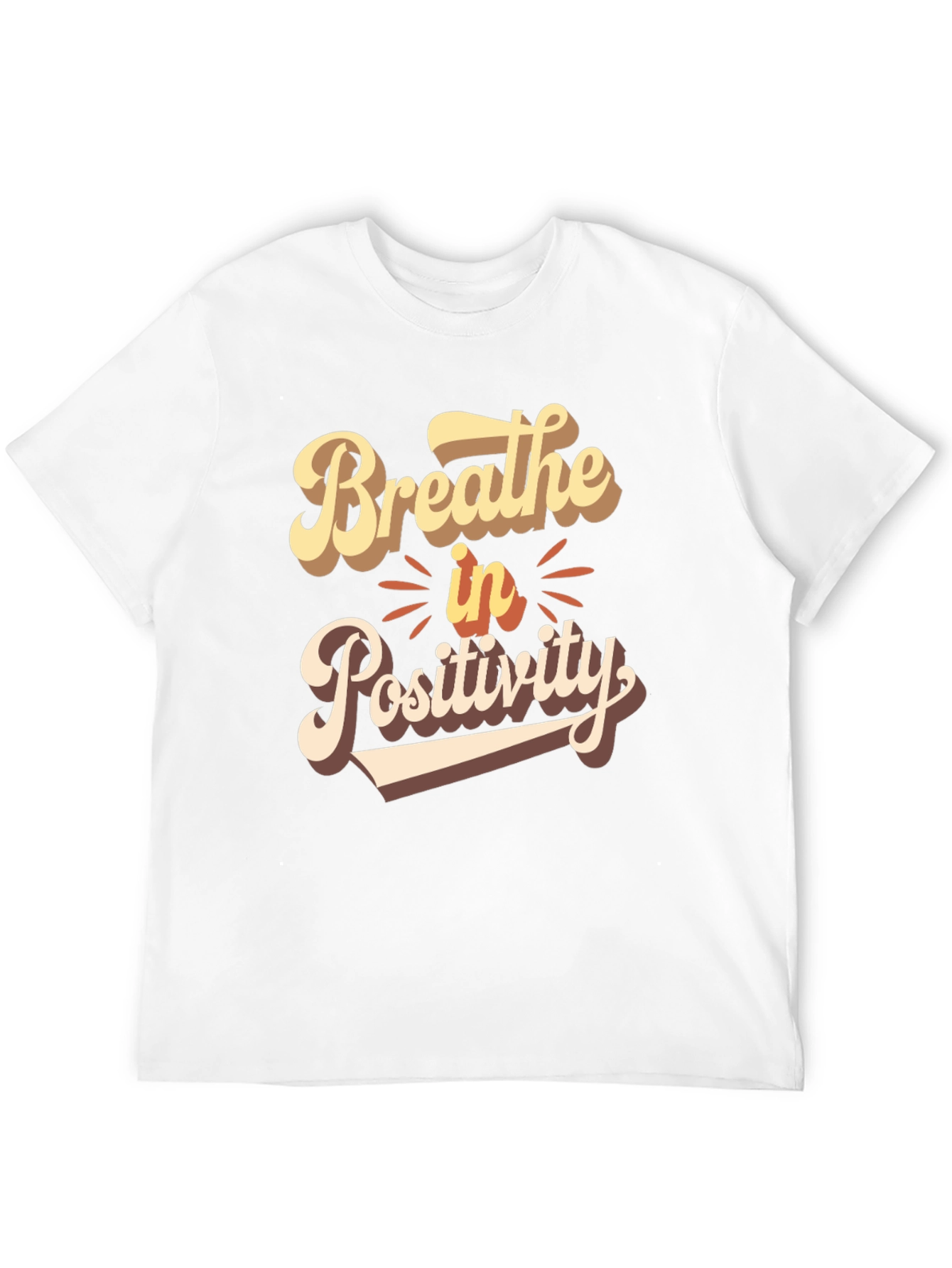 Breathe in Positivity Graphic T-Shirt