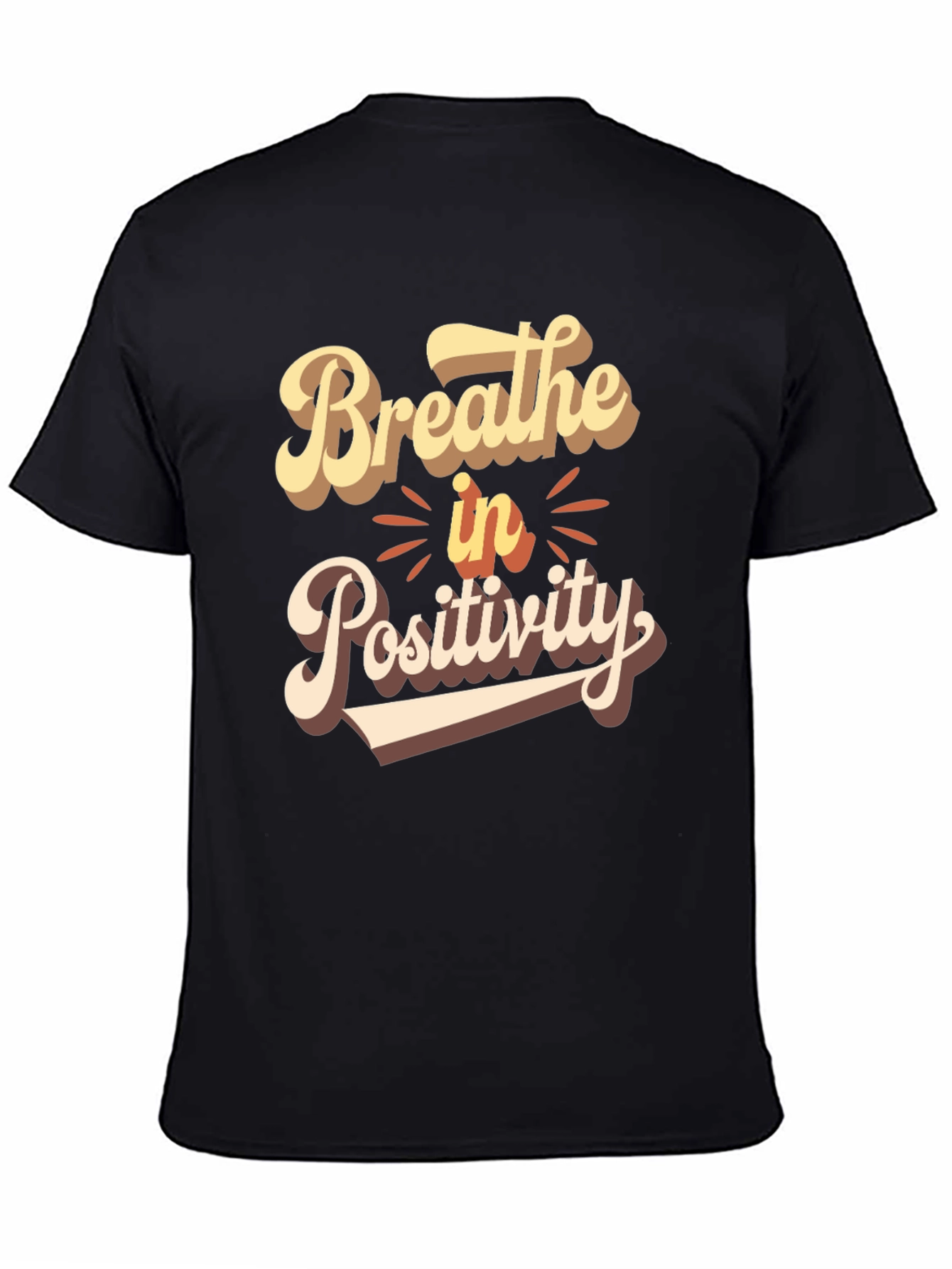 Breathe in Positivity Graphic T-Shirt