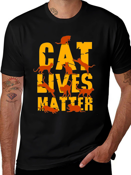 Cat Lives Matter Graphic T-Shirt