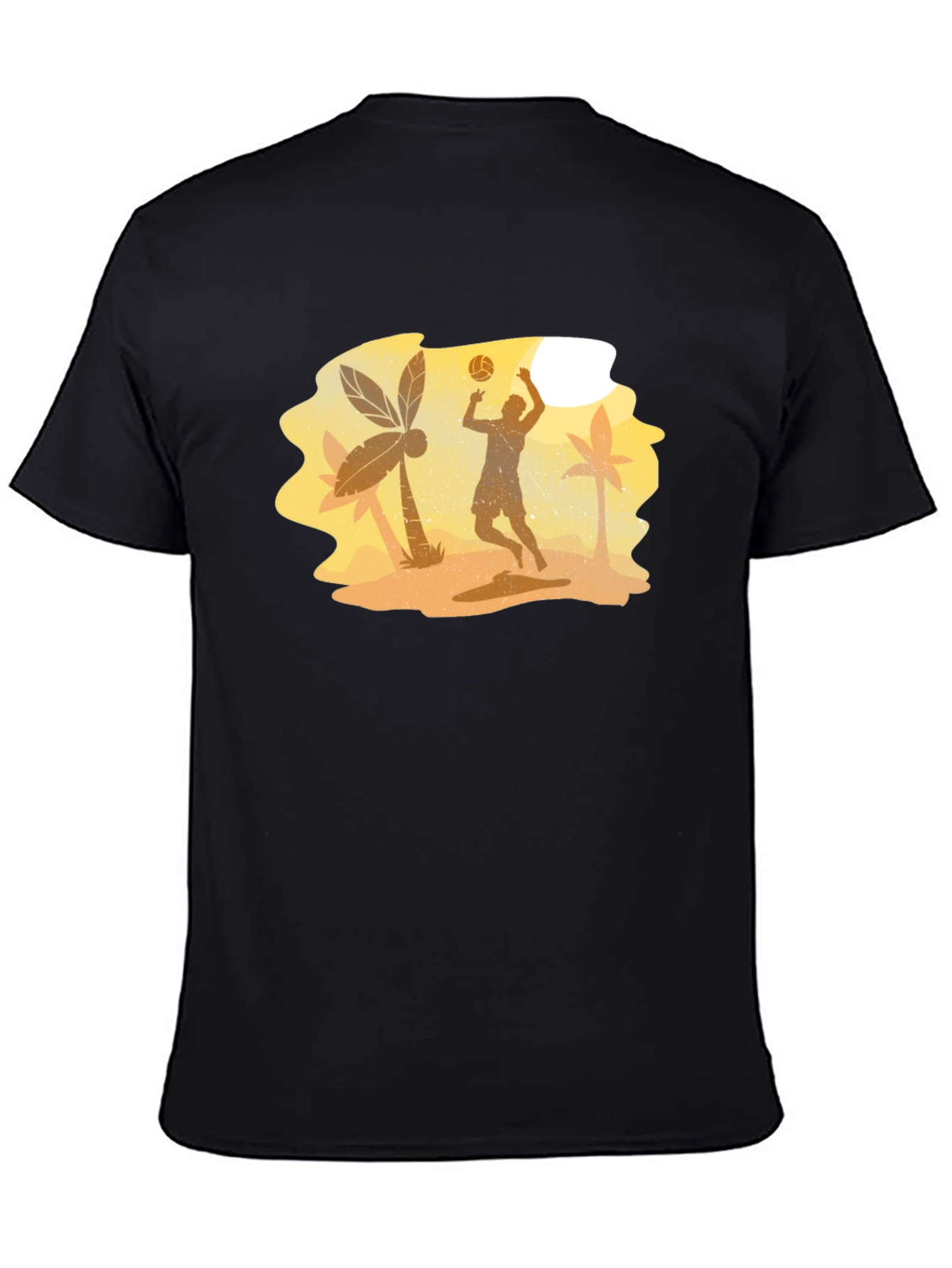 Beach Volleyball Player Graphic Tee
