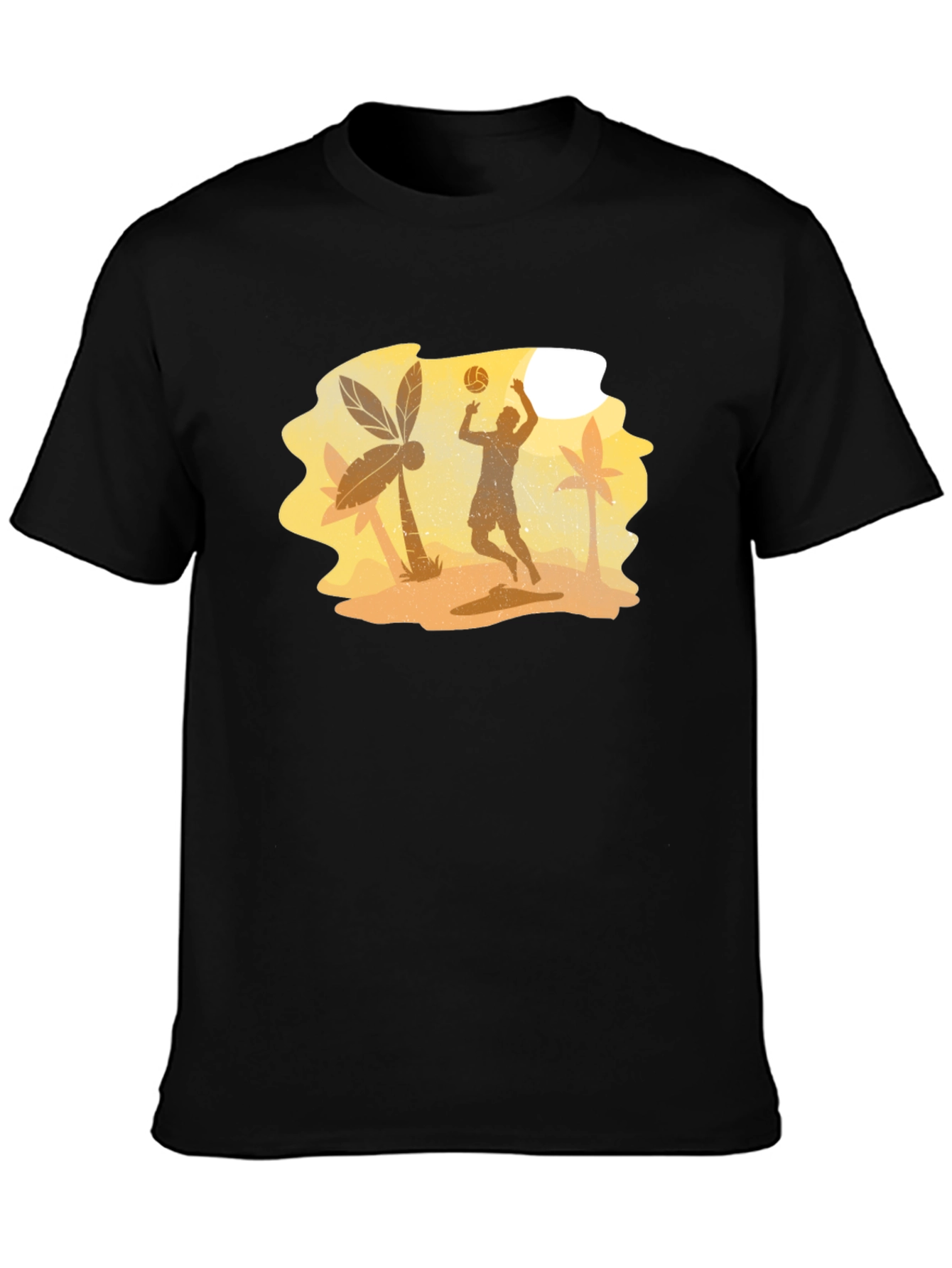 Beach Volleyball Player Graphic Tee