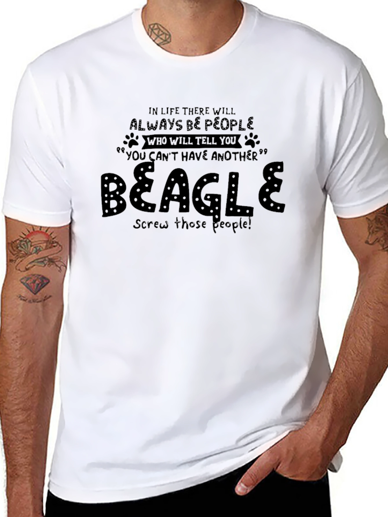 Beagle Dog Lover T-Shirt - Screw Those People!