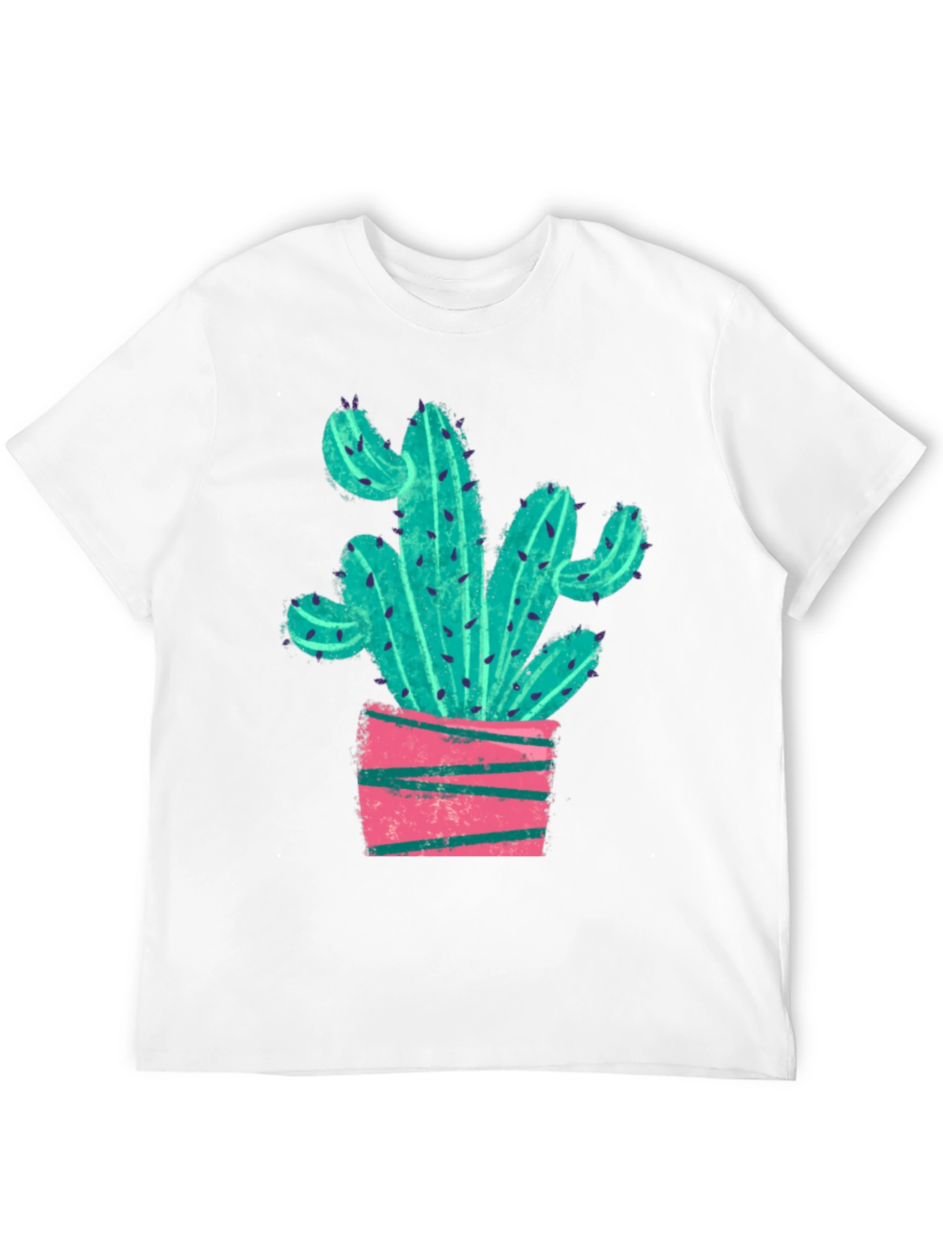 Cactus Graphic Tee - Trendy Plant Lovers Shirt