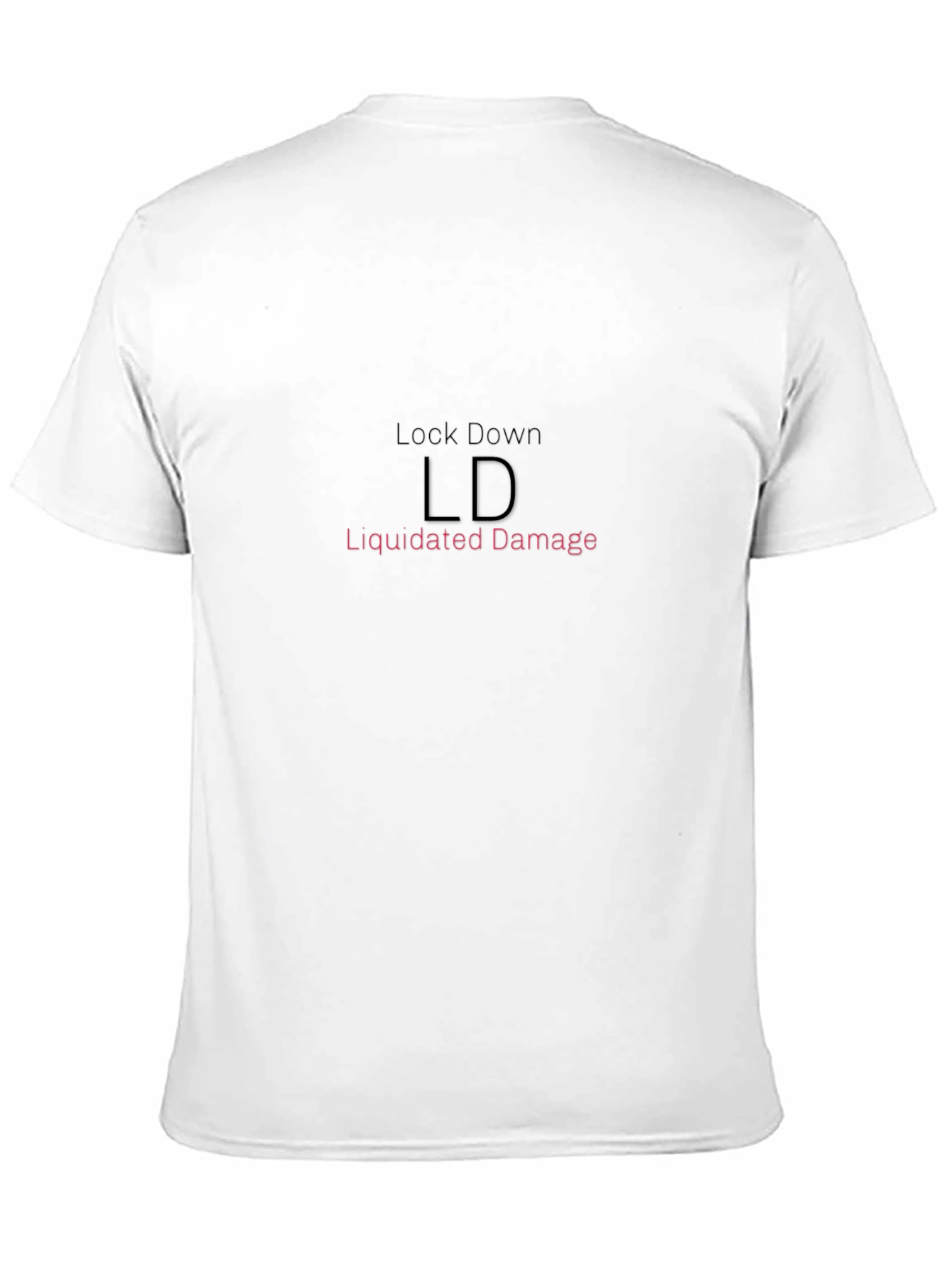 Black LD Liquidated Damage Graphic Tee