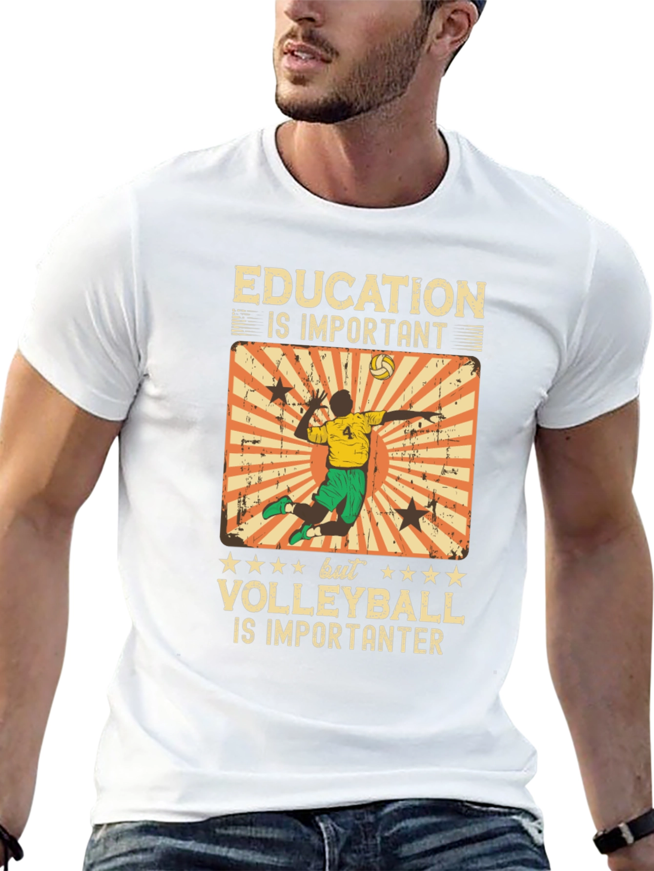 Volleyball is Importanter Graphic Tee