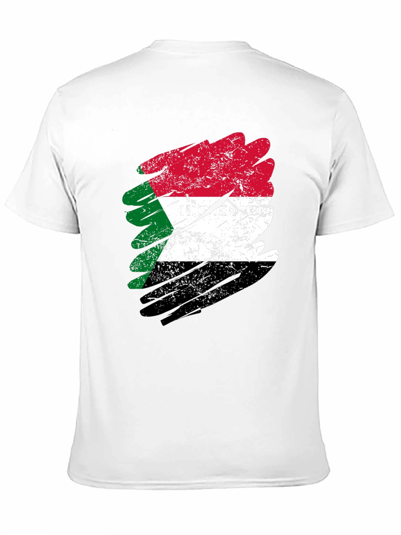 Sudan Flag Distressed T-Shirt - Sudanese Pride