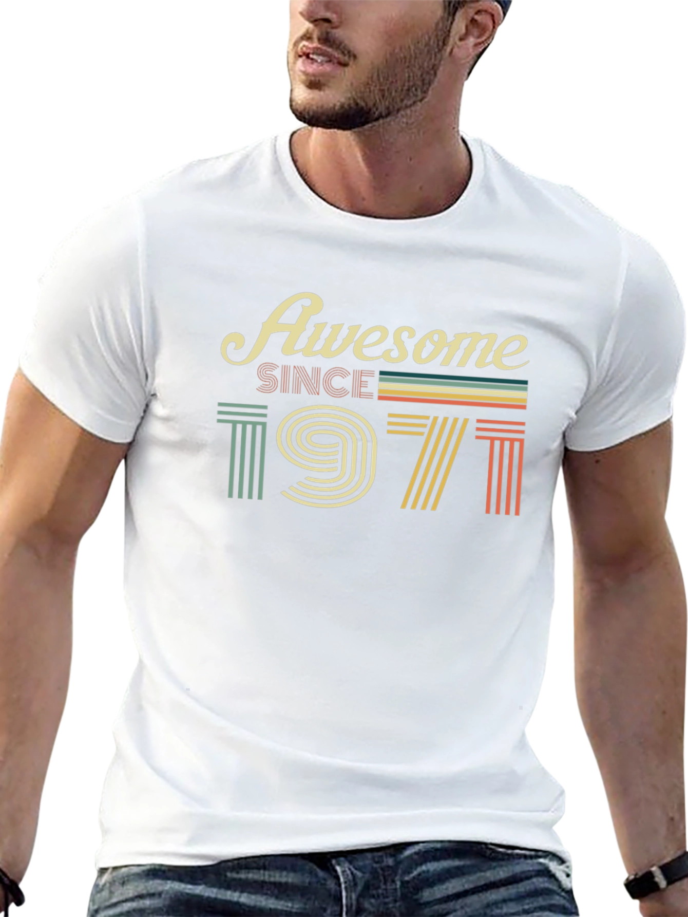 Awesome Since 1971 Graphic T-Shirt