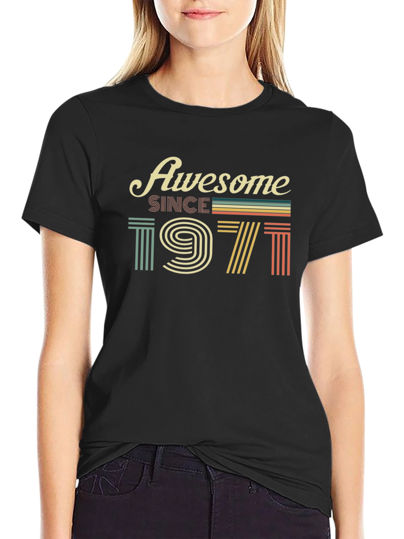 Awesome Since 1971 Graphic T-Shirt