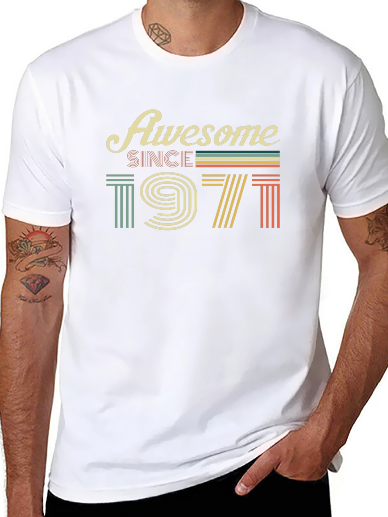 Awesome Since 1971 Graphic T-Shirt