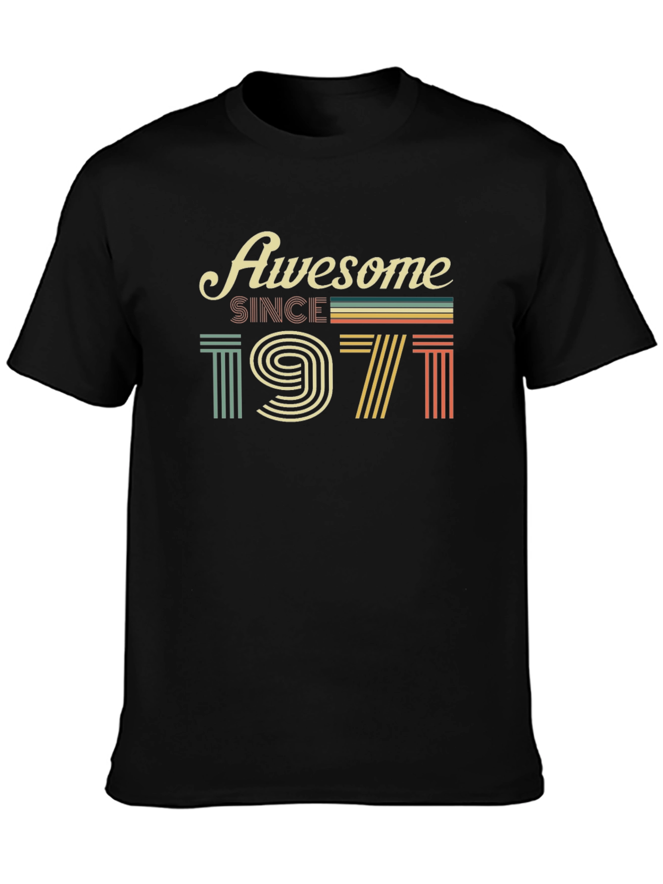 Awesome Since 1971 Graphic T-Shirt