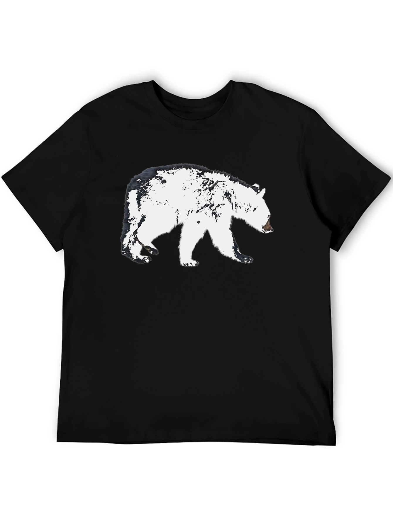 Bear Graphic Black T-Shirt