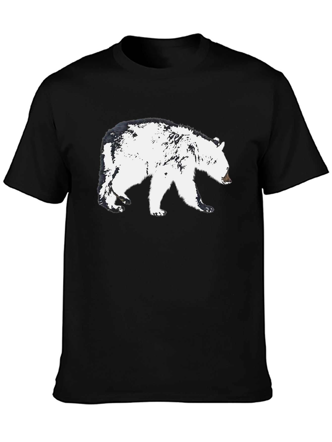 Bear Graphic Black T-Shirt