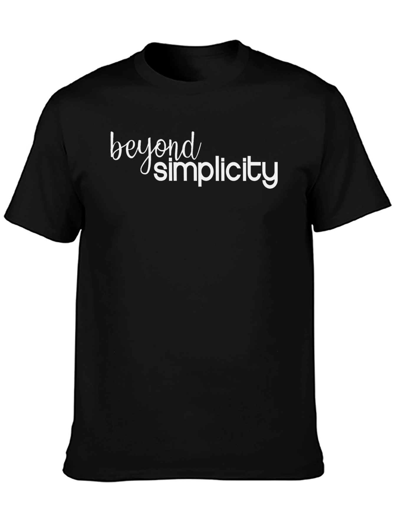Beyond Simplicity Black Graphic Tee